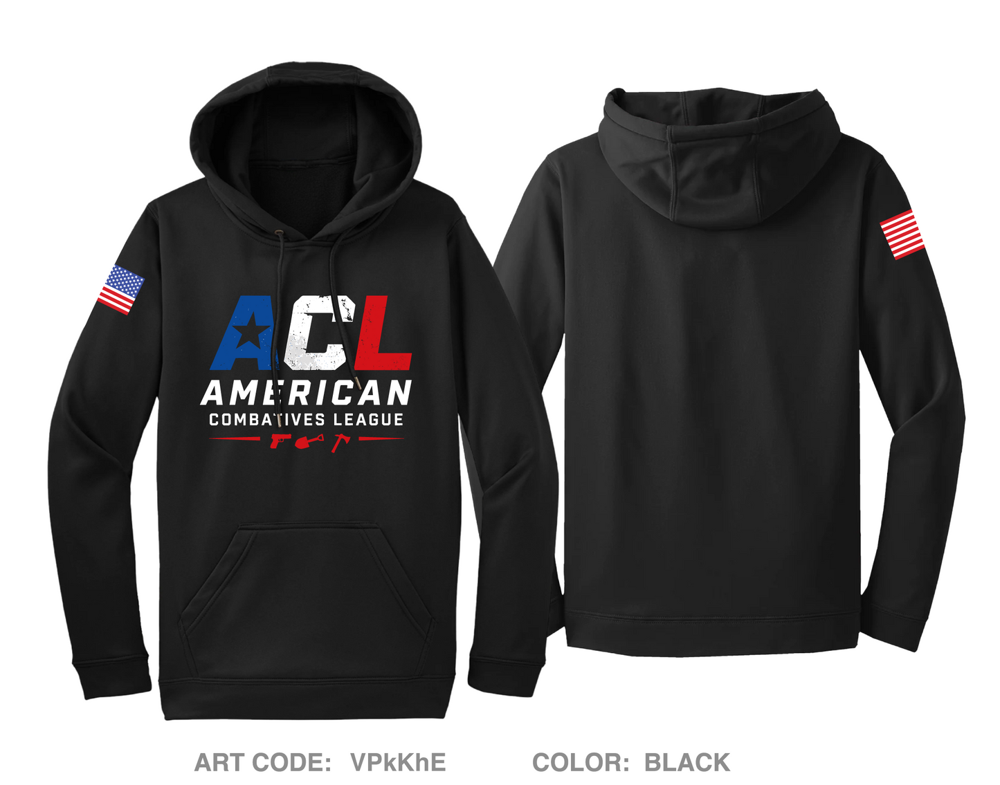 American Combatives League Hi-Tech Performance Hoodie - VPkKhE