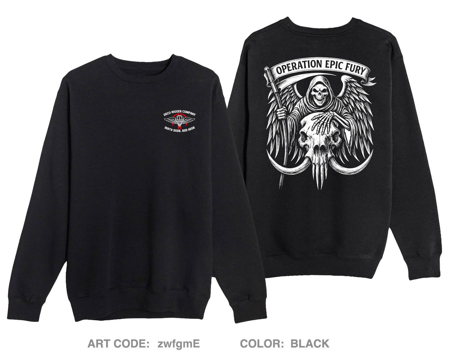 DECO Rigger Detachement Comfort Unisex Crewneck Sweatshirt - zwfgmE