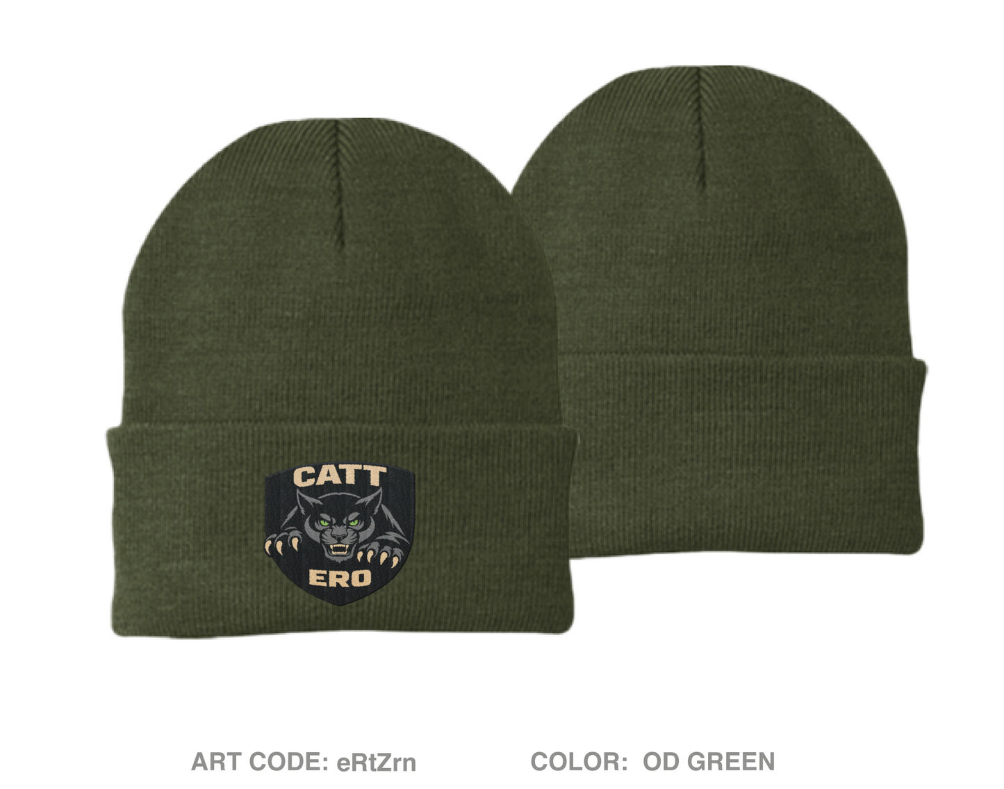 ICE ERO CMD Batavia Embroidered Knit Beanie - eRtZrn