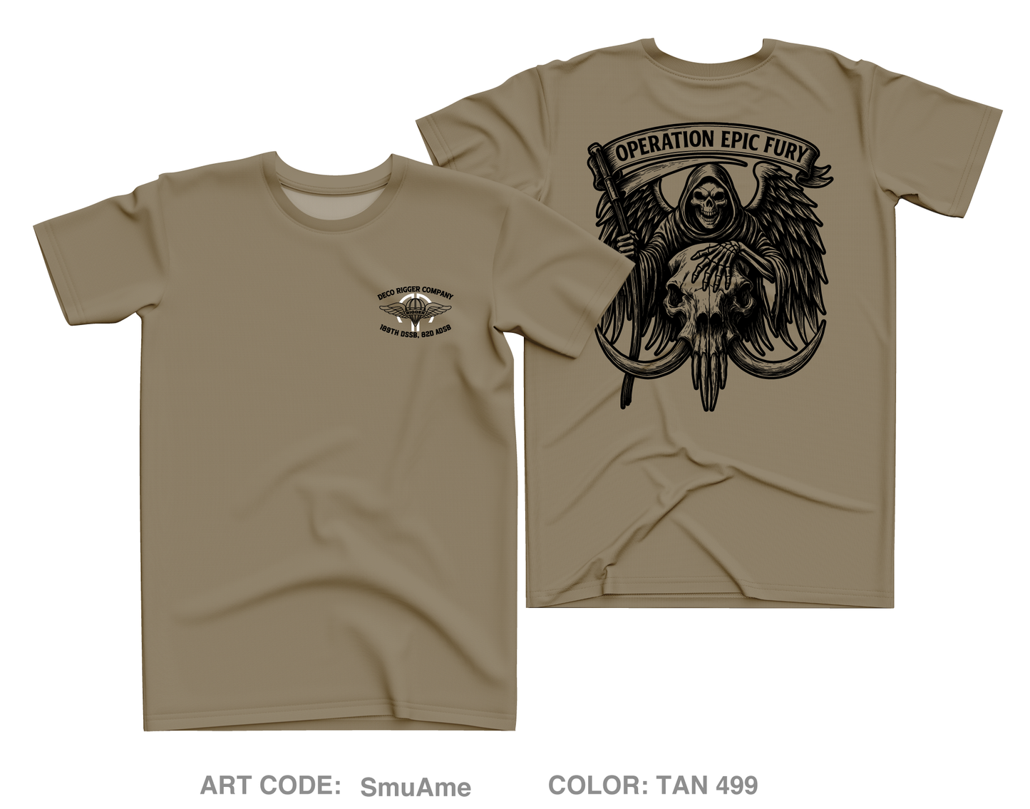 DECO Rigger Detachment Core Men's SS Performance Tee - SmuAme