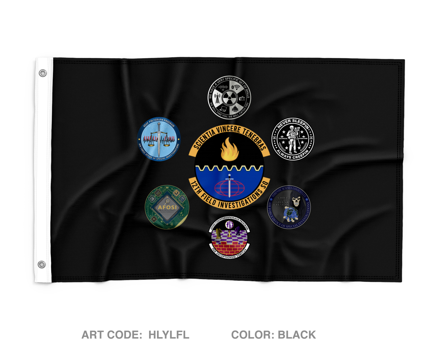 OSI 12 FIS Wall Flag - HLYLFL