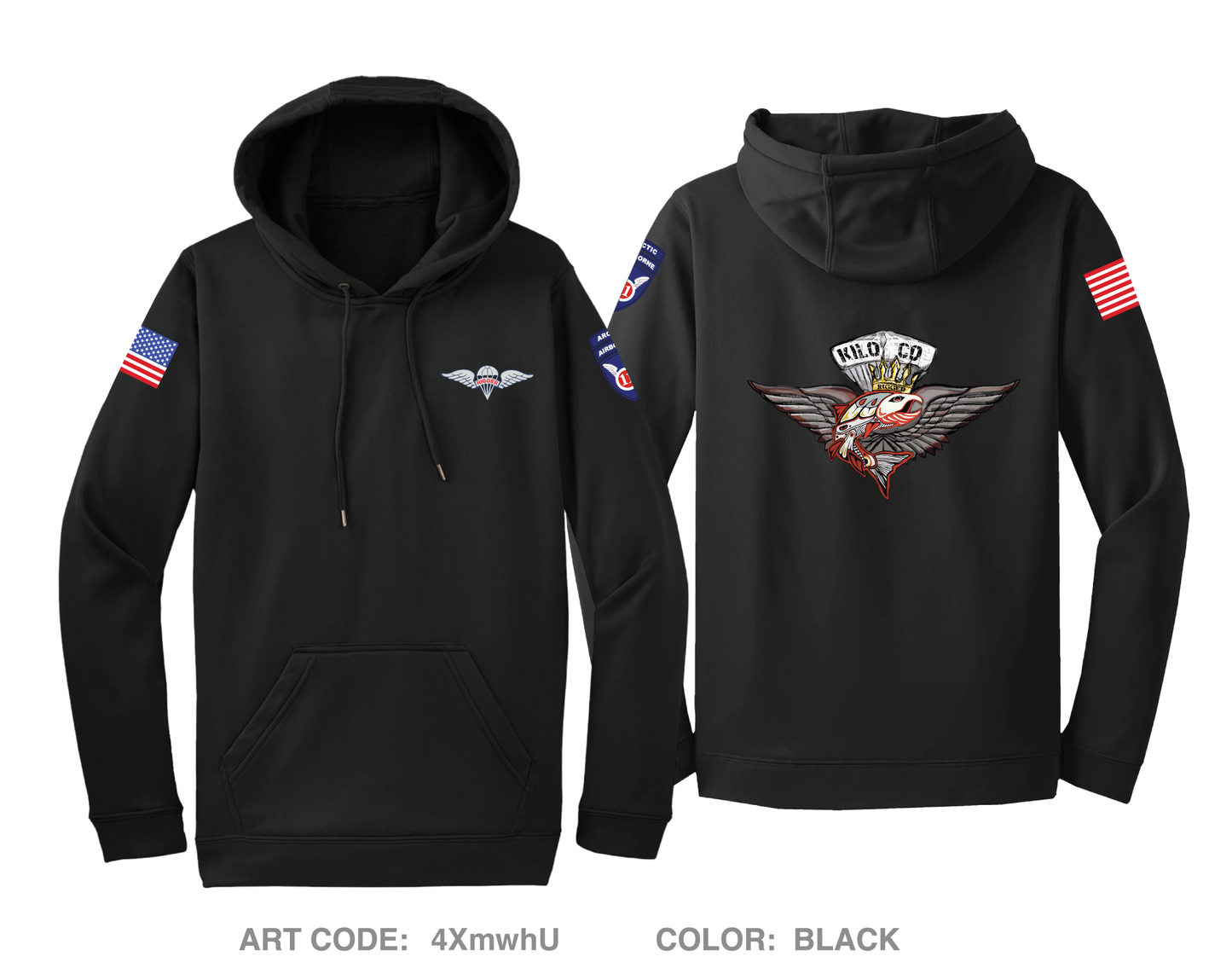 725BSB KILO COMPANY Hi-Tech Performance Hoodie - 4XmwhU