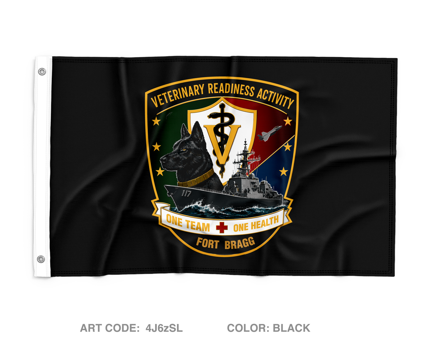 VRA Ft Bragg Wall Flag - 4J6zSL