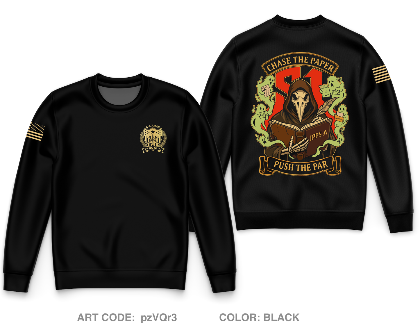 5-4 ADAR S1 Core Men's Crewneck Performance Sweatshirt - pzVQr3