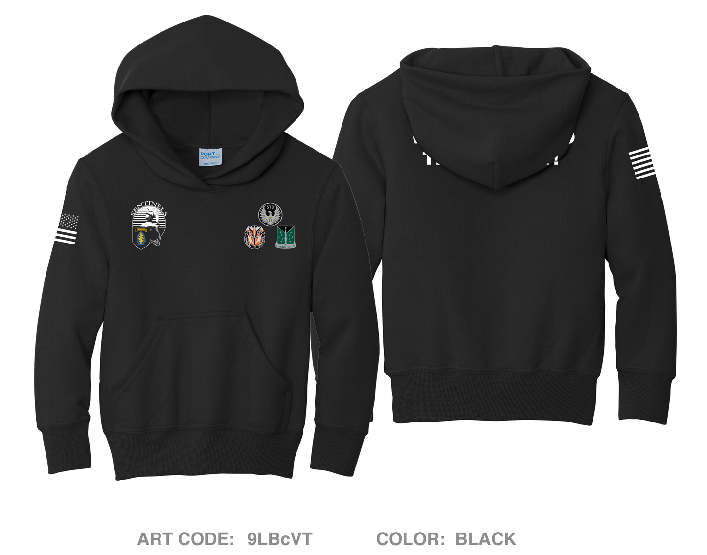 528th Sustainment Brigade (SO)(A) Comfort Youth Cotton Blend Hooded Sweatshirt - 9LBcVT_Y