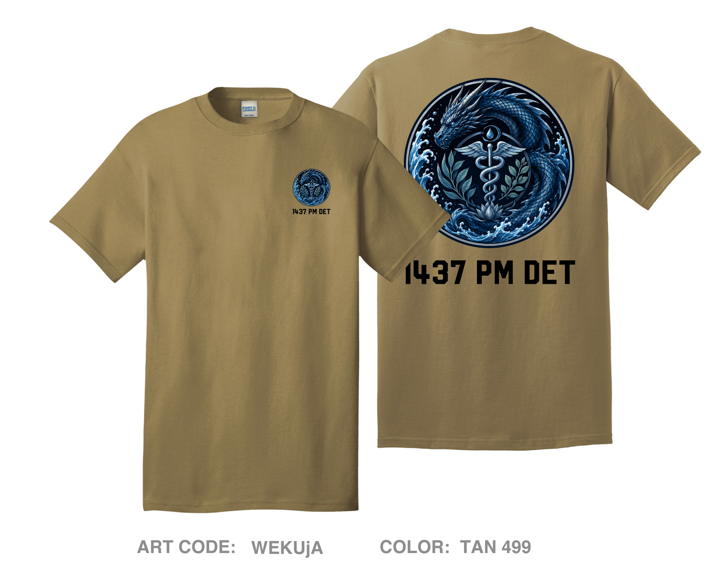 1437 PM DET Comfort Unisex Cotton SS Tee - WEKUjA