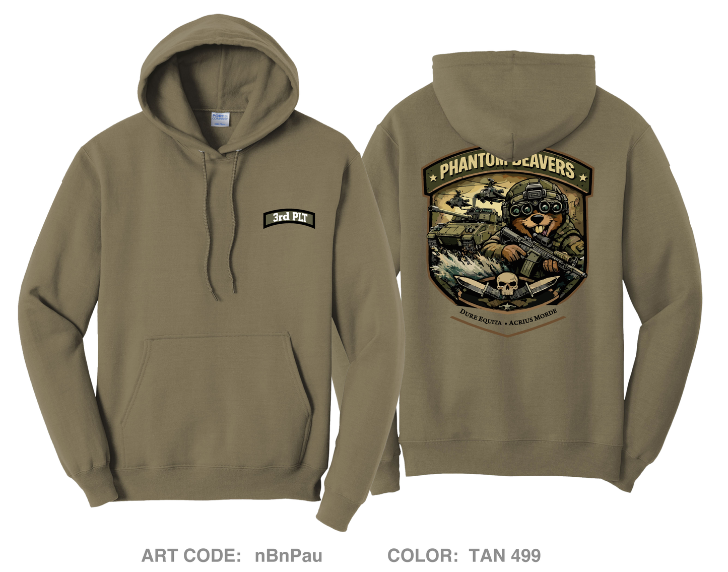 Phantom Beavers Comfort Unisex Hooded Sweatshirt - nBnPau