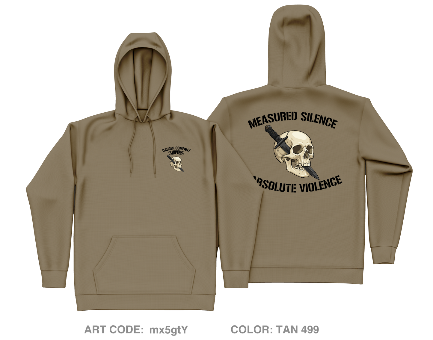 Dagger Company, 1-161 IN Core Men's Hooded Performance Sweatshirt - mx5gtY