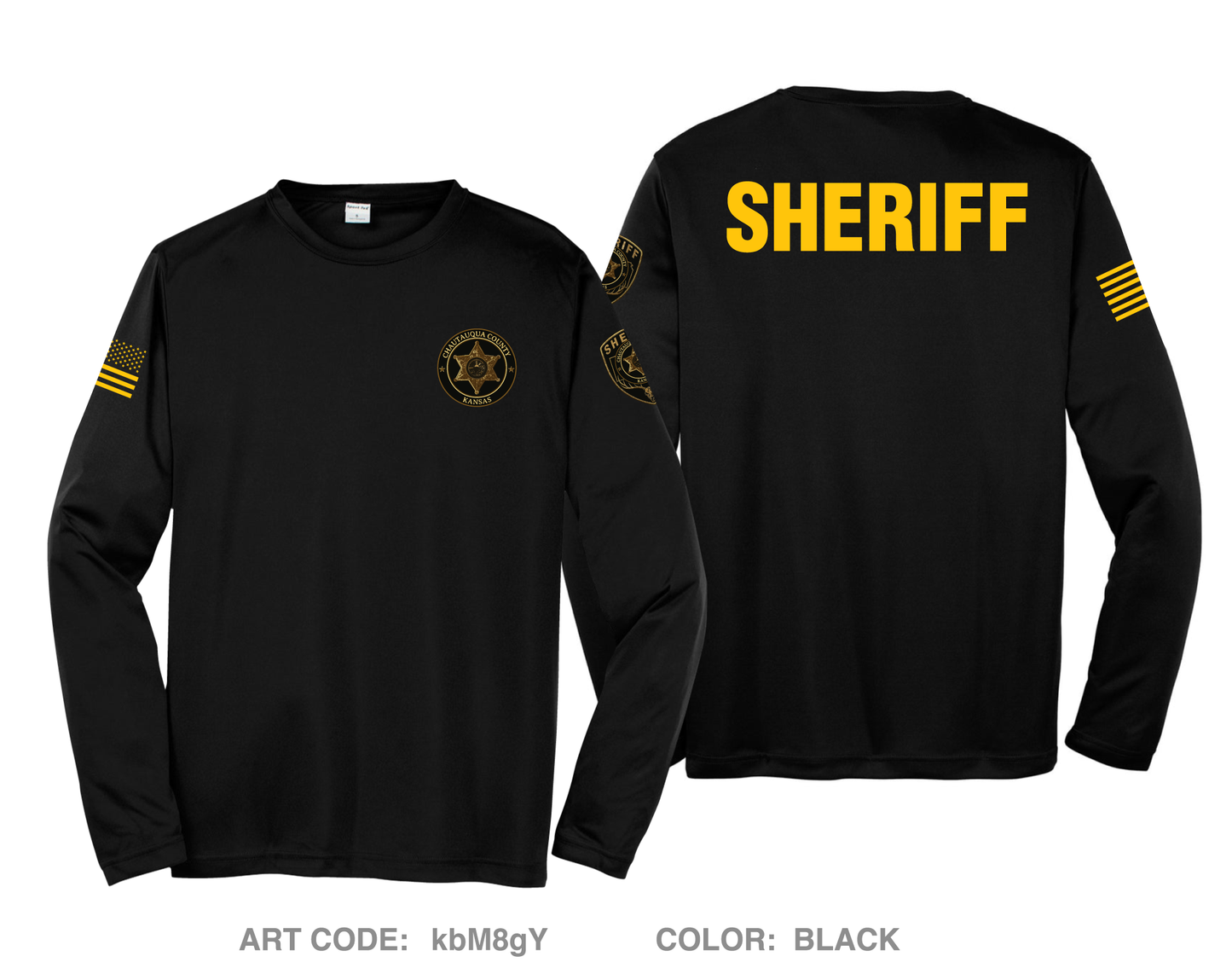 Chautauqau County Sheriffs Office/ Sedan PD Hi-Tech Performance Unisex LS Tee - kbM8gY