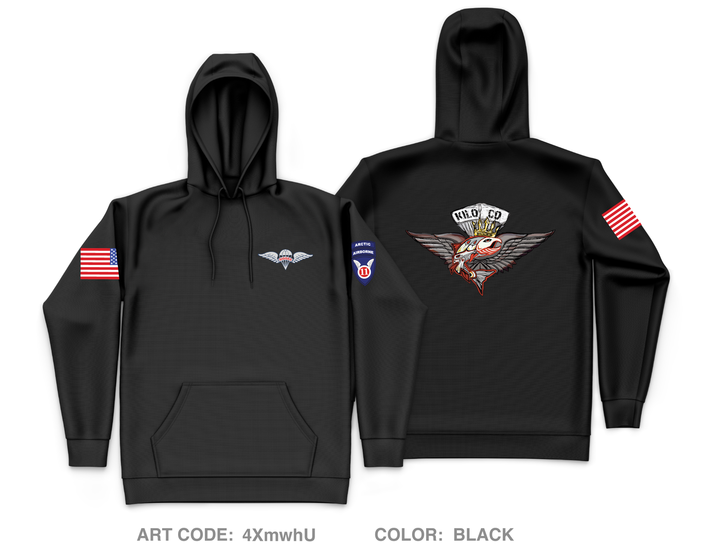 725BSB KILO COMPANY Core Men's Hooded Performance Sweatshirt - 4XmwhU