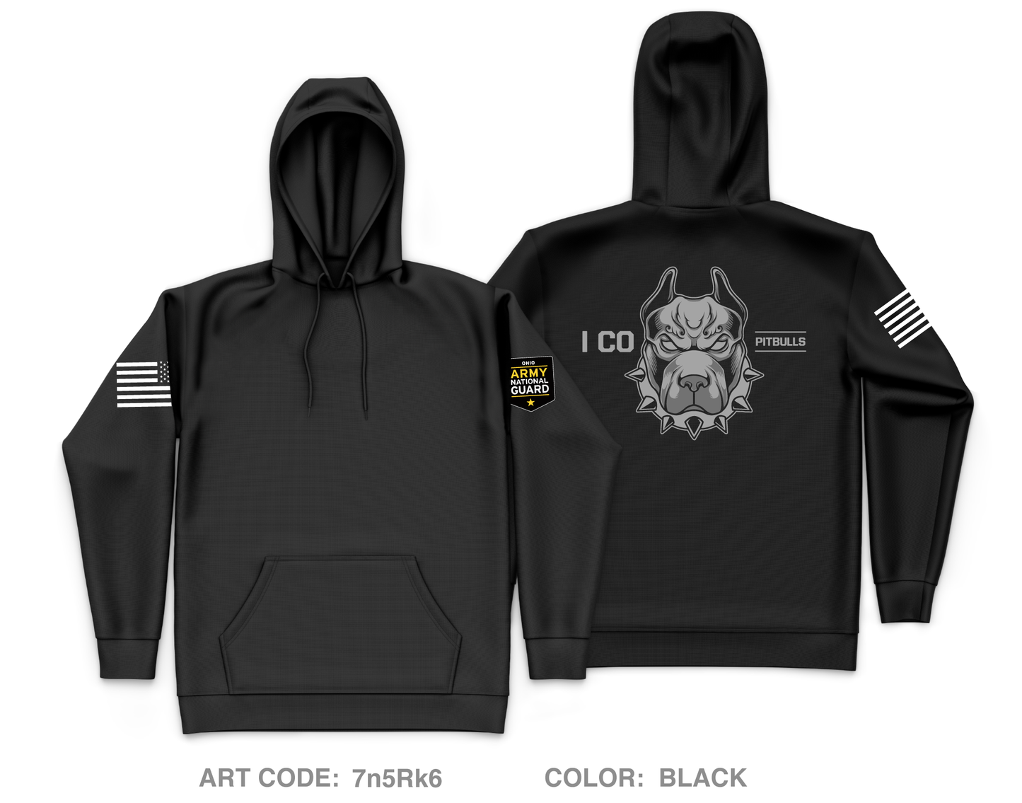 Ohio Army National Guard Core Men's Hooded Performance Sweatshirt - 7n5Rk6
