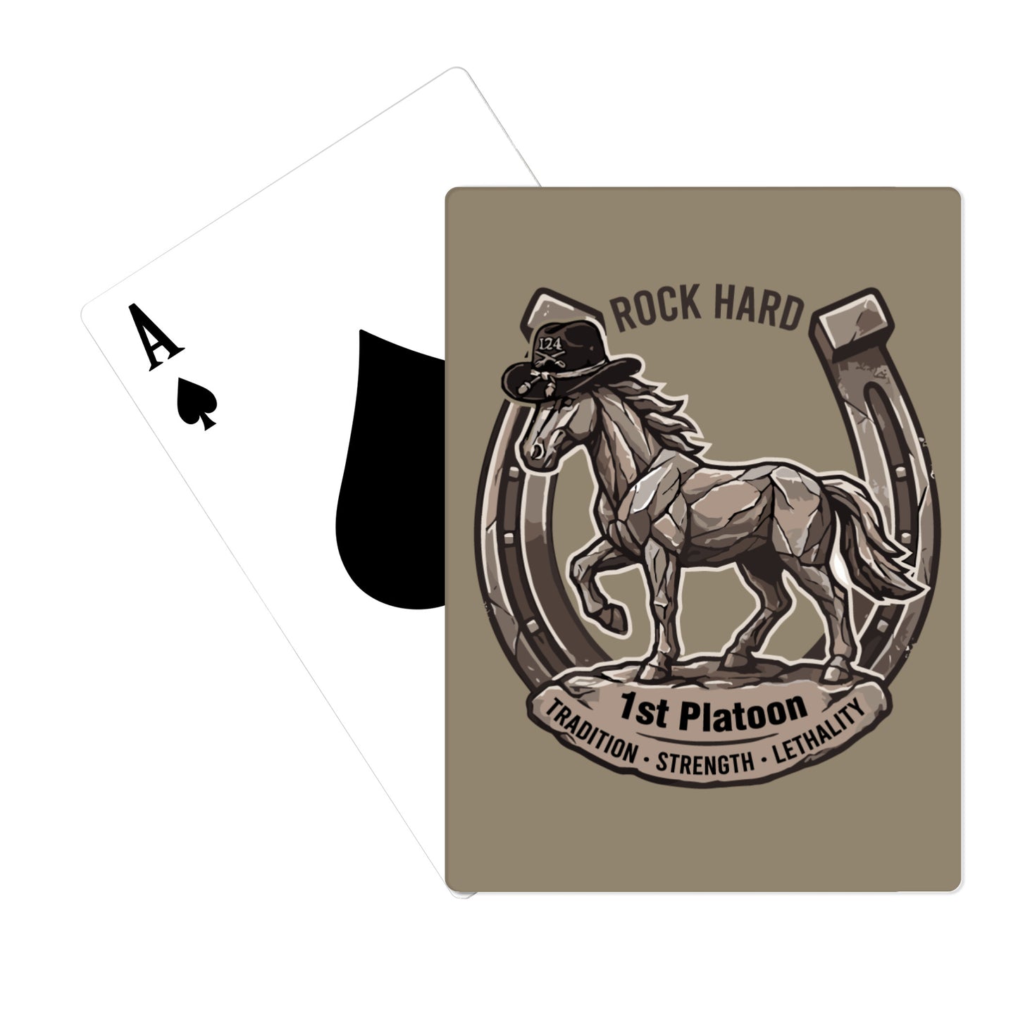 1st Platoon, Aztec Troop, 1-124 Playing Cards - vmws3e