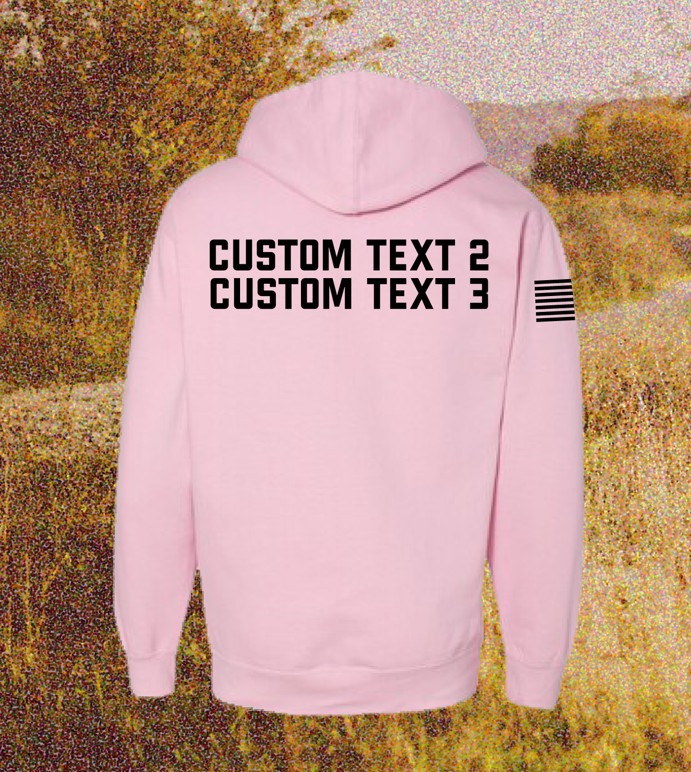 CUSTOM Breast Cancer Awareness Month Comfort Unisex Hooded Sweatshirt - Real Men Wear Pink