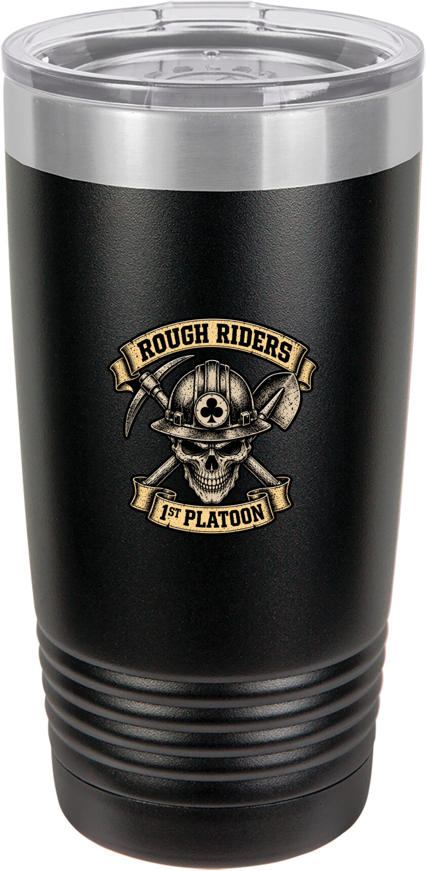 130th ESC 1st Platoon 20 oz. Double-Wall Stainless Steel Tumbler - RYP4pp