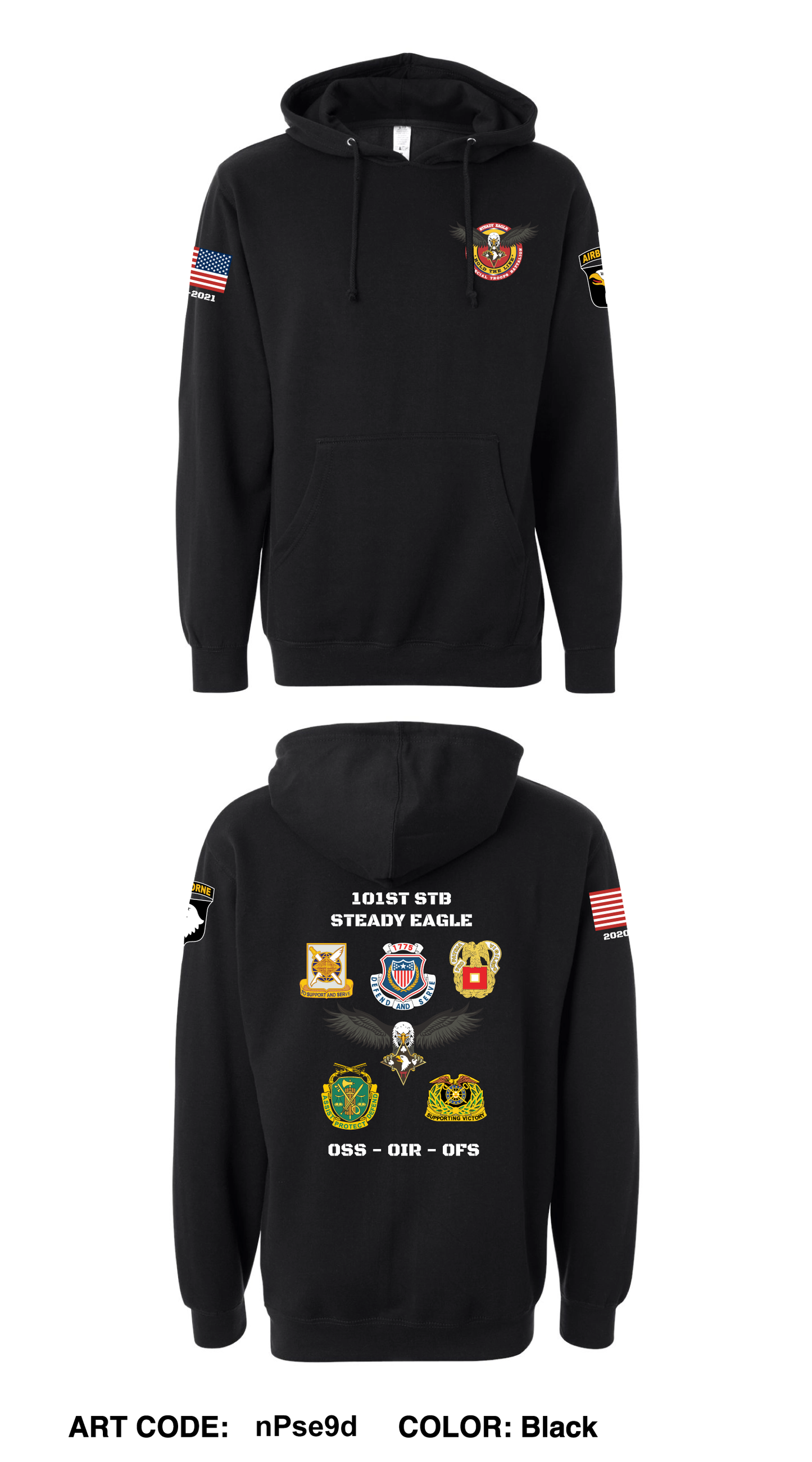 101st Special Troops Battalion Store 1 Comfort Unisex Hooded Sweatshirt - NPSE9D