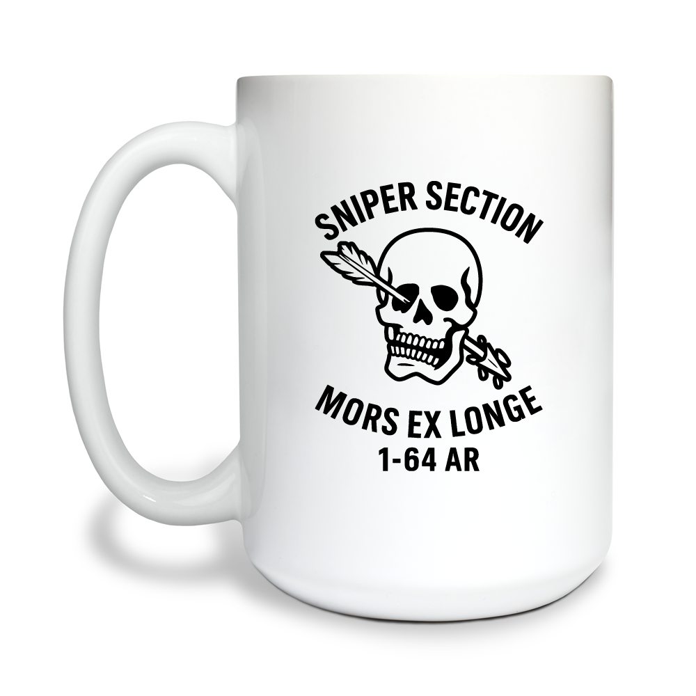 1-64 AR HHC SNIPER SECTION 15 oz White Ceramic Mug - LQdt76