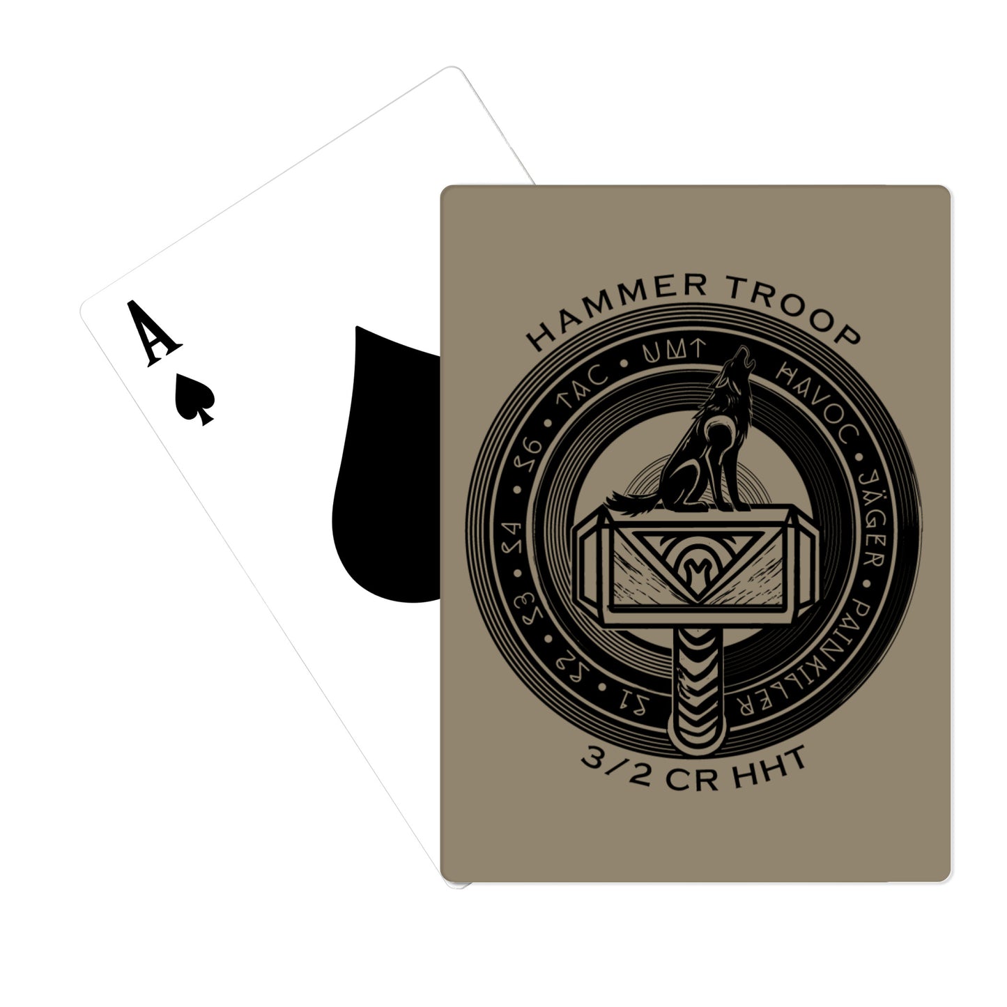 Hammer Troop, 3/2CR Playing Cards - n6b293