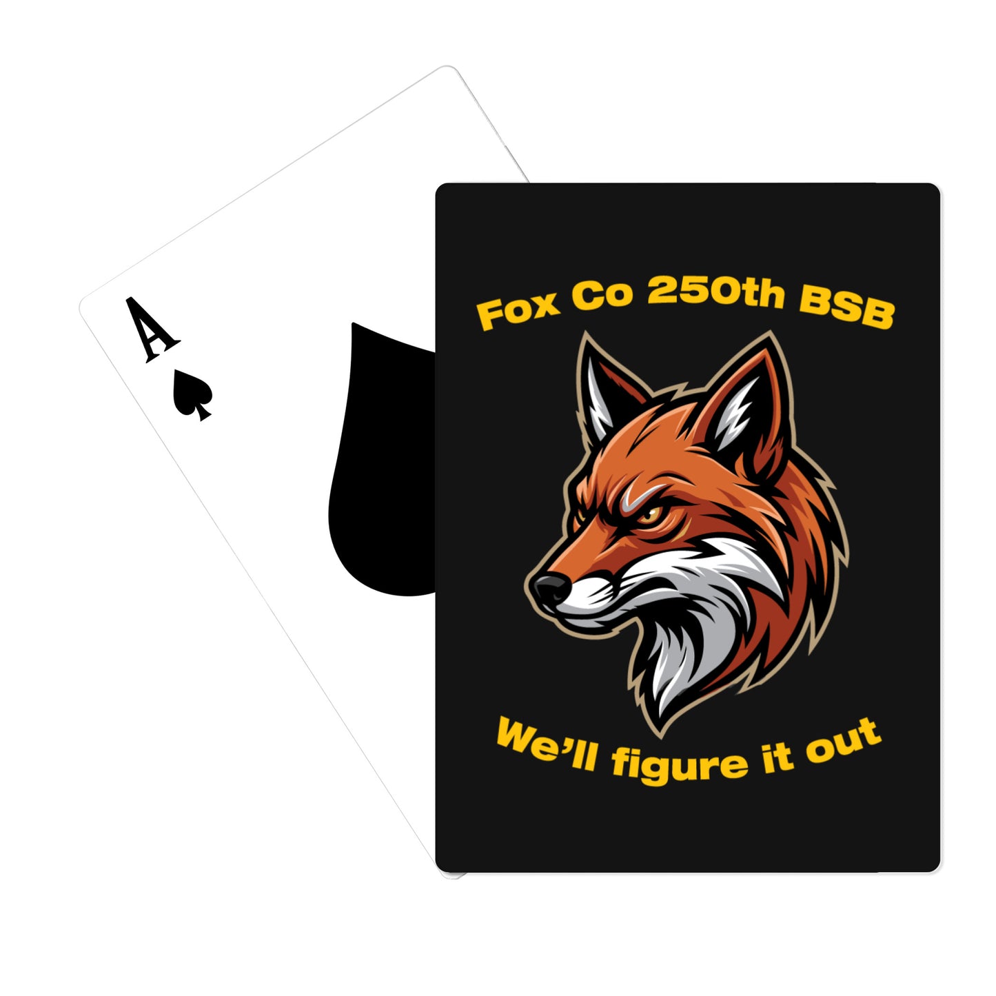Fox Co 250th BSB Fundraising Collection Playing Cards - DgTw8E