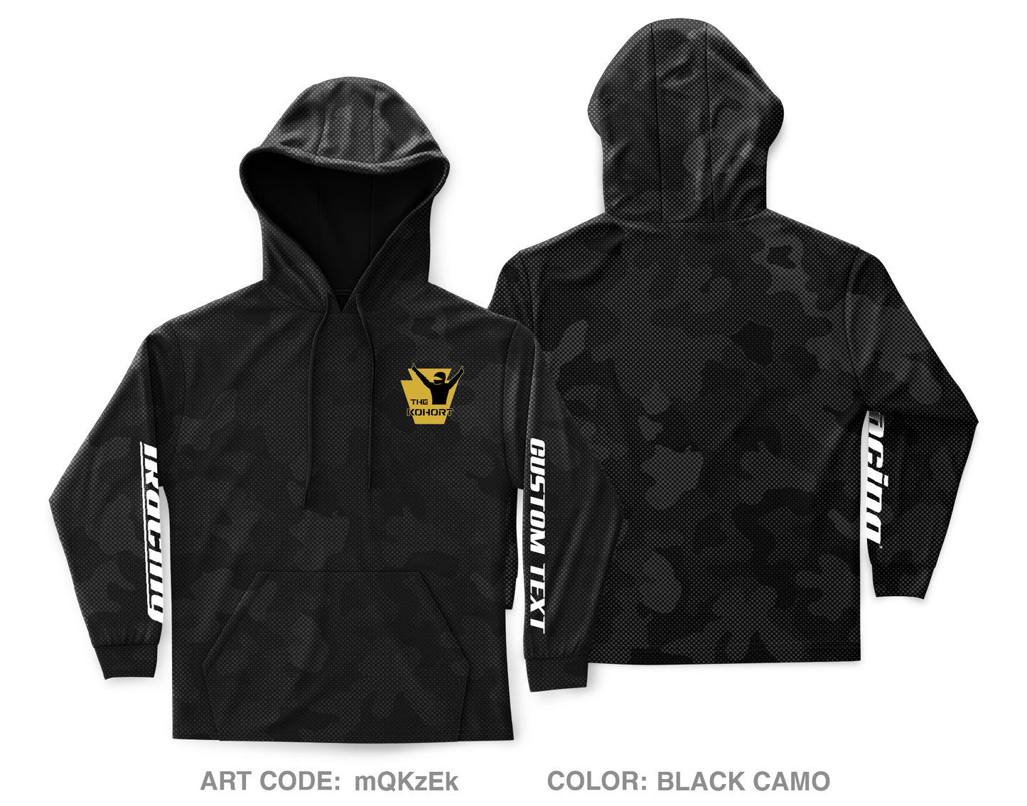 CUSTOM The Kohort Core Men's Hooded Performance Sweatshirt - mQKzEk
