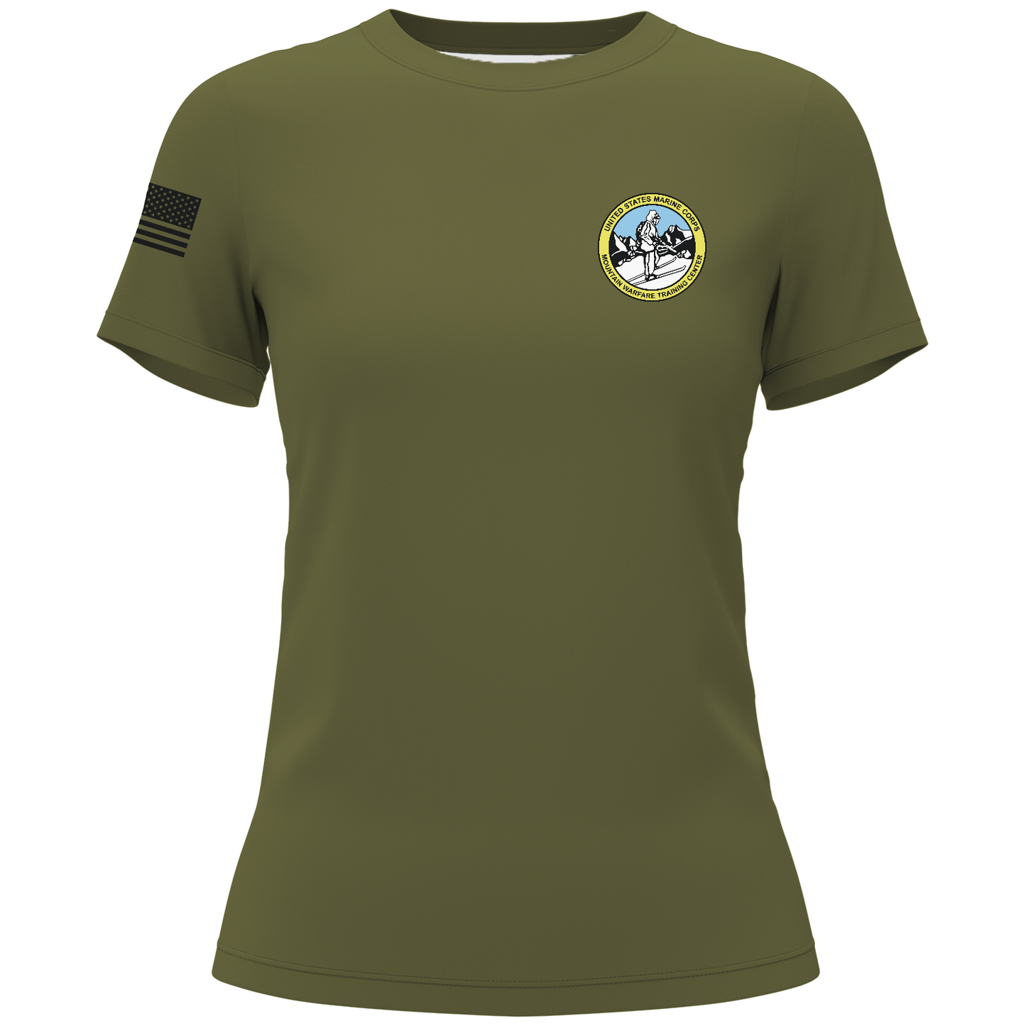 Marine Corps Mountain Warfare Training Center Women's SS Performance Tee - s5qm5n_TRI