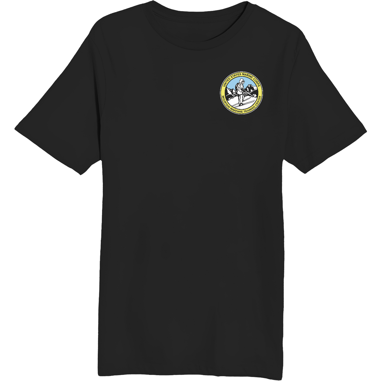 Marine Corps Mountain Warfare Training Center Comfort Unisex Cotton SS Tee - tDGzJj