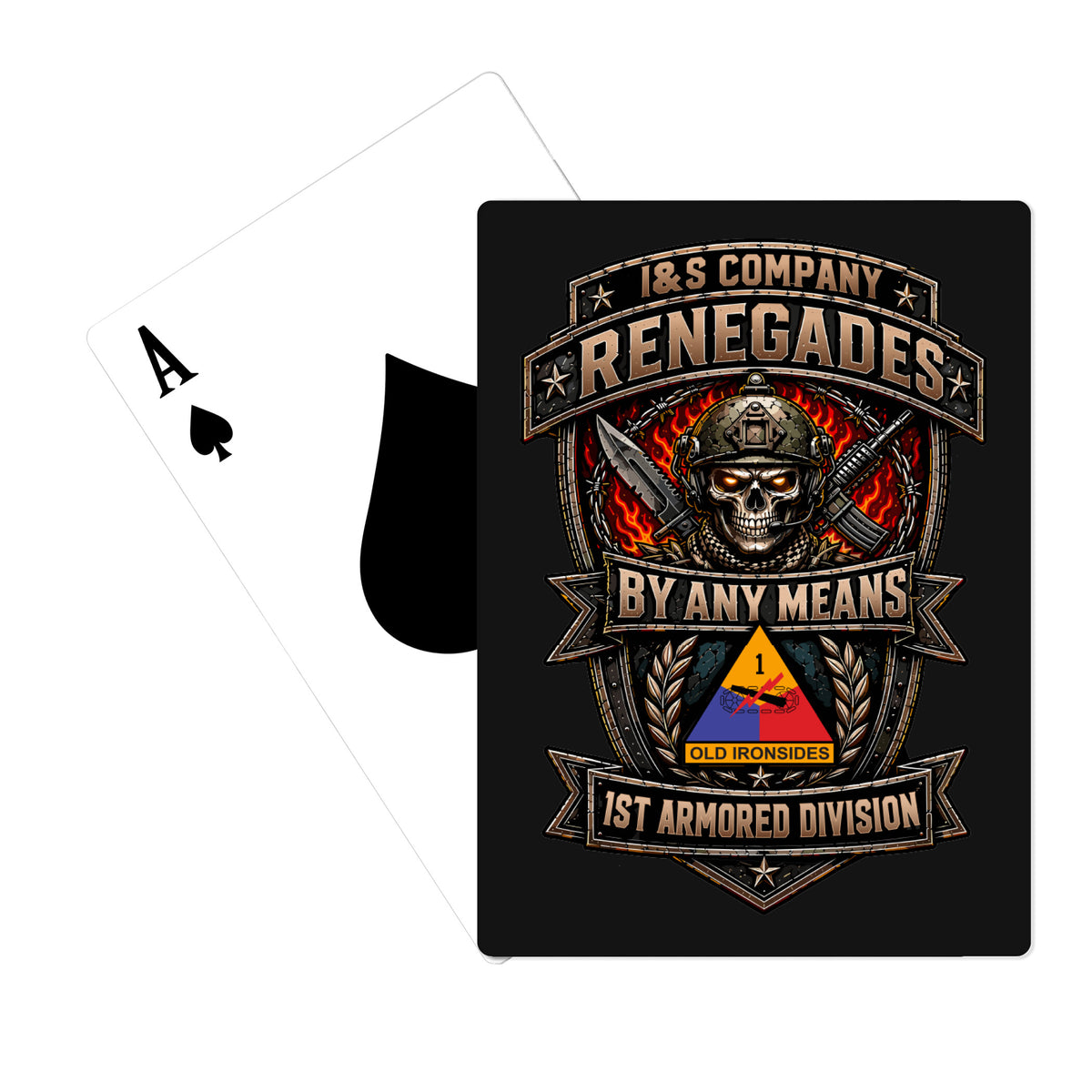 I&S Company, HHBN, 1AD Playing Cards - cQrCdu