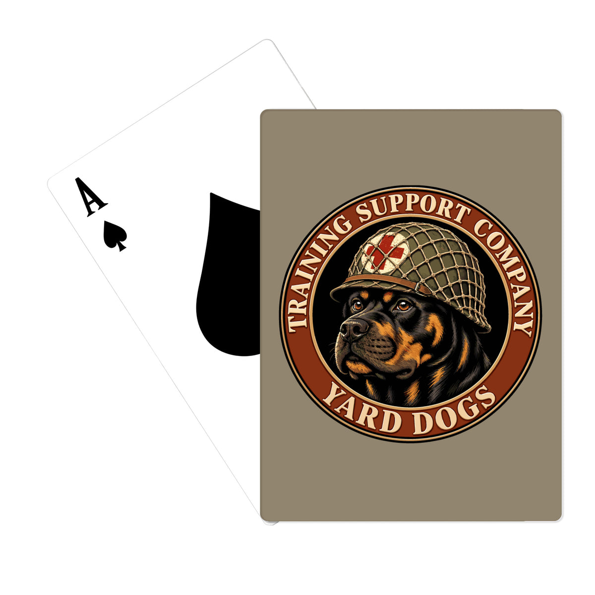 Training Support Company Yard Dogs Playing Cards - vMhwzc
