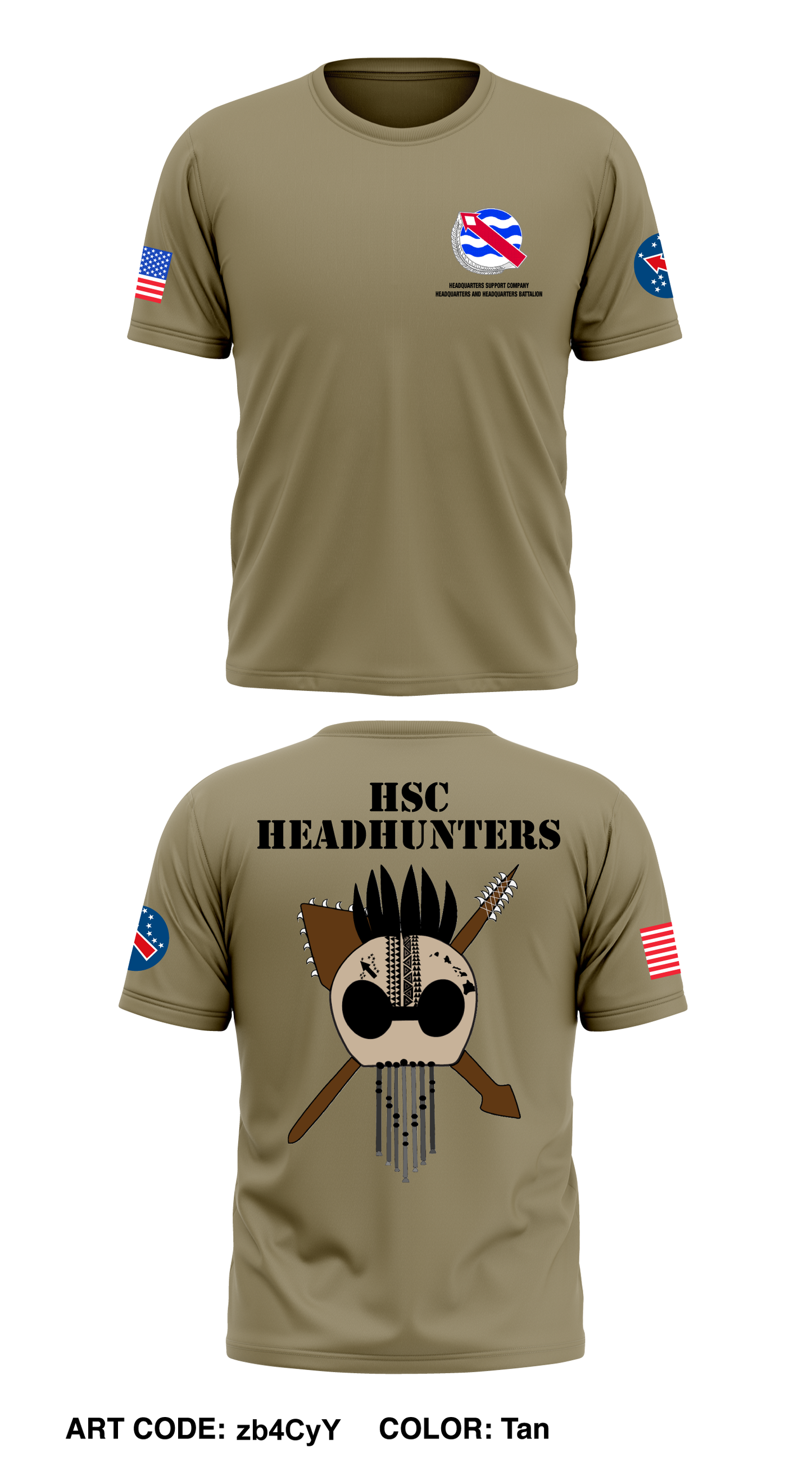 HSC, HHBN, USARPAC Core Men's SS Performance Tee - zb4CyY