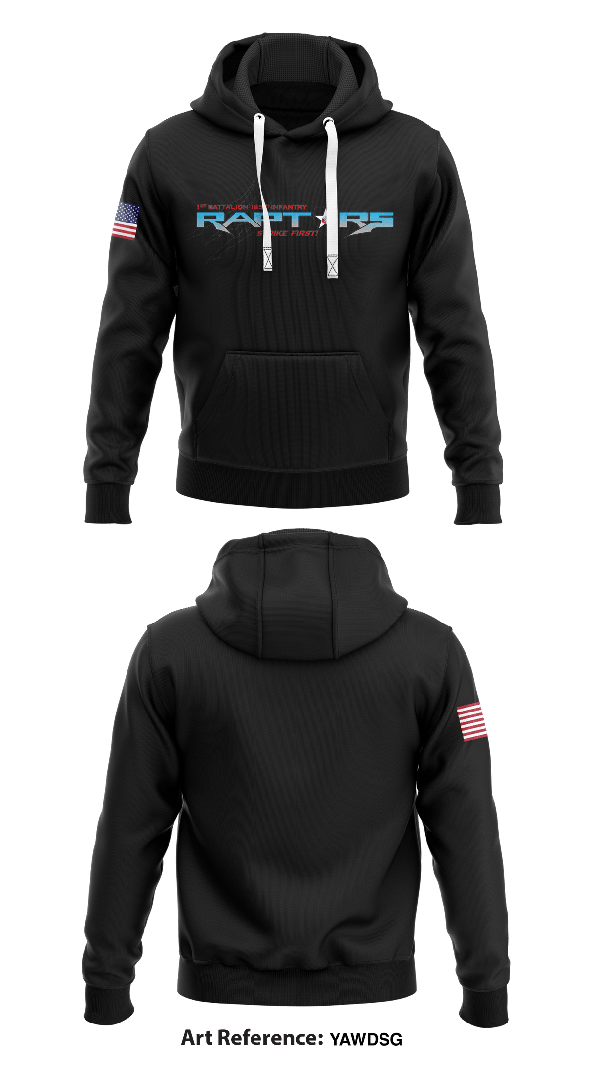 1-185 Stryker Infantry Store 1 Core Men's Hooded Performance Sweatshirt - yAwDSG