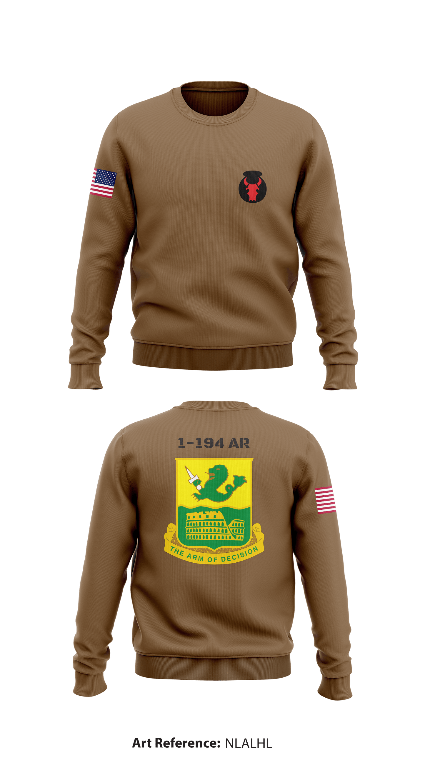 1-194 CAB AR Store 1 Core Men's Crewneck Performance Sweatshirt - nLaLHL