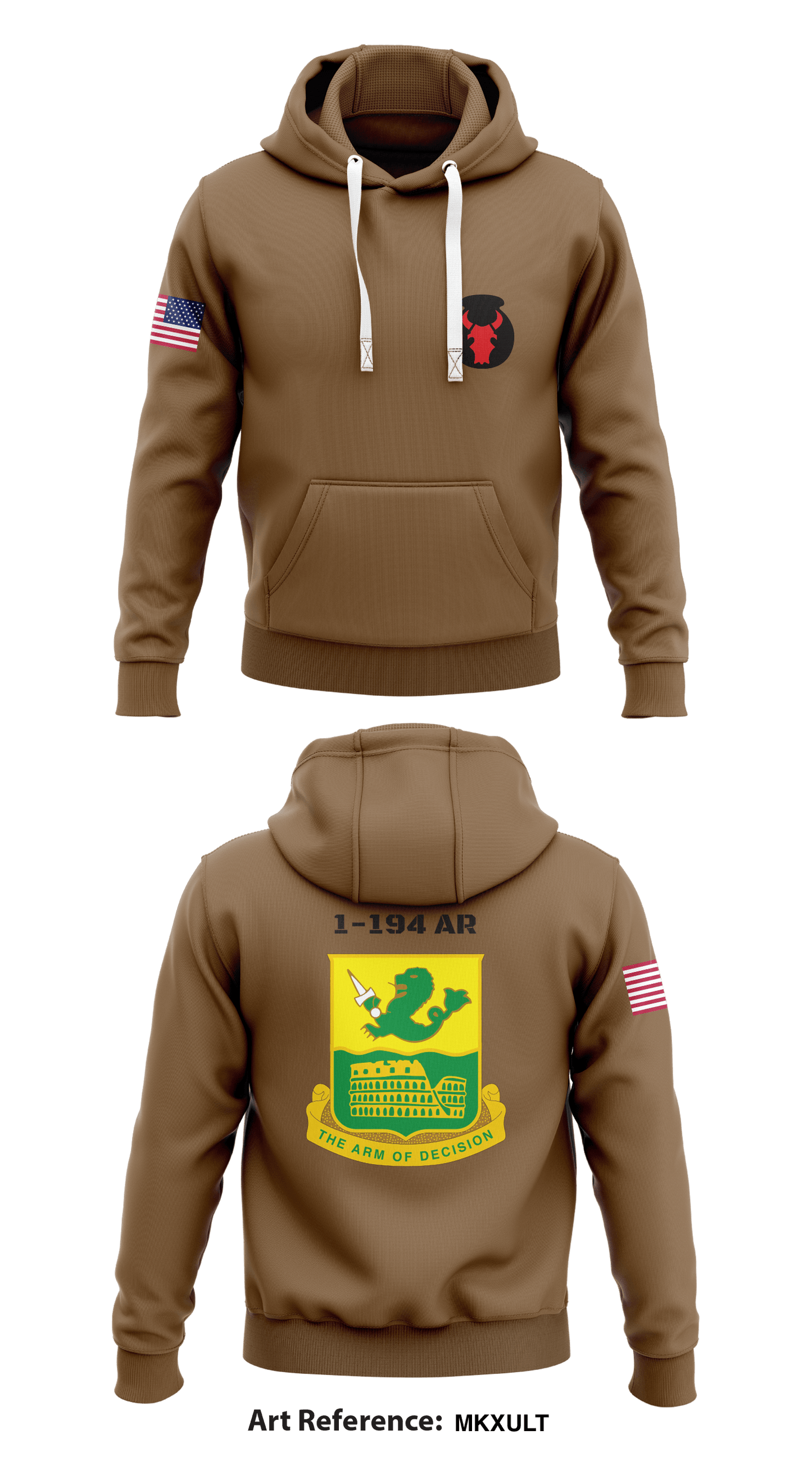 1-194 CAB AR Store 1 Core Men's Hooded Performance Sweatshirt - mKXULT
