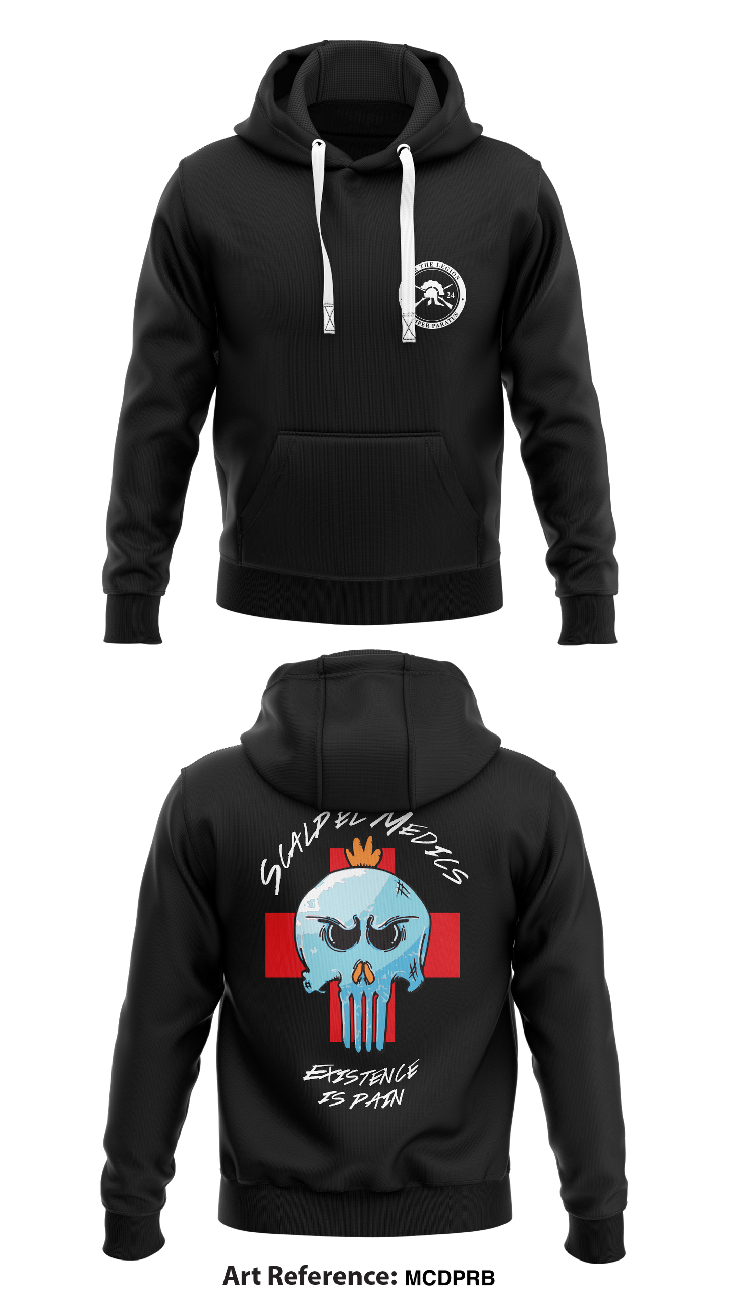 1-24 IN Store 1 Core Men's Hooded Performance Sweatshirt - Mcdprb