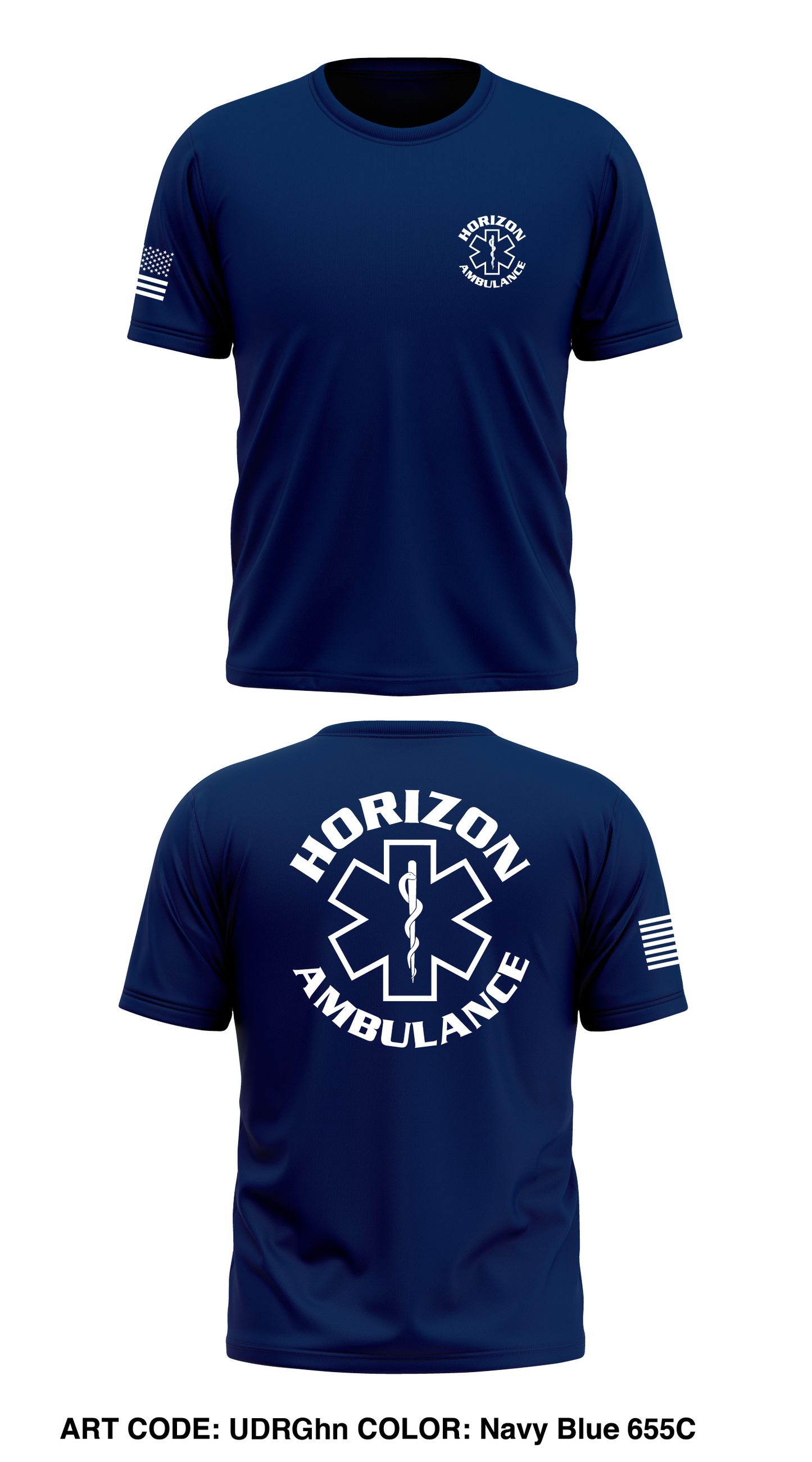Horizon Ambulance Store 1 Core Men's SS Performance Tee - UDRGhn