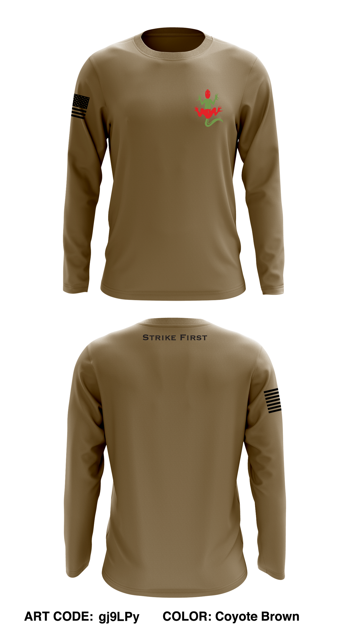 1-44 ADA Store 1 Core Men's LS Performance Tee - gj9LPy