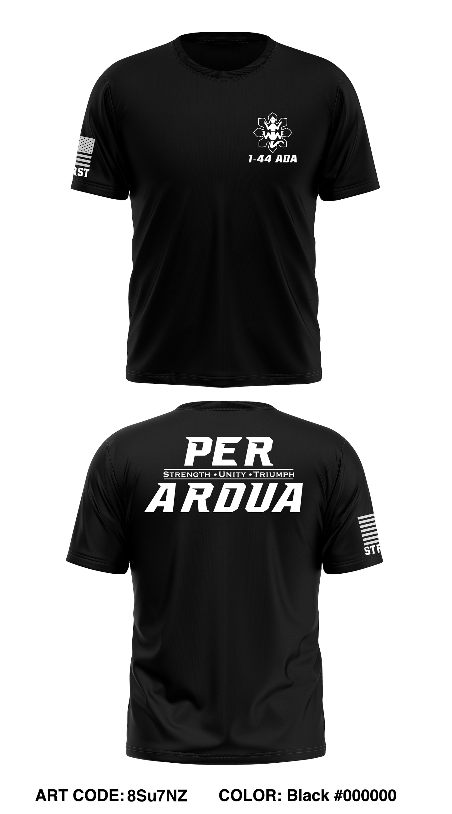 1-44 ADA Store 1 Core Men's SS Performance Tee - 8Su7NZ