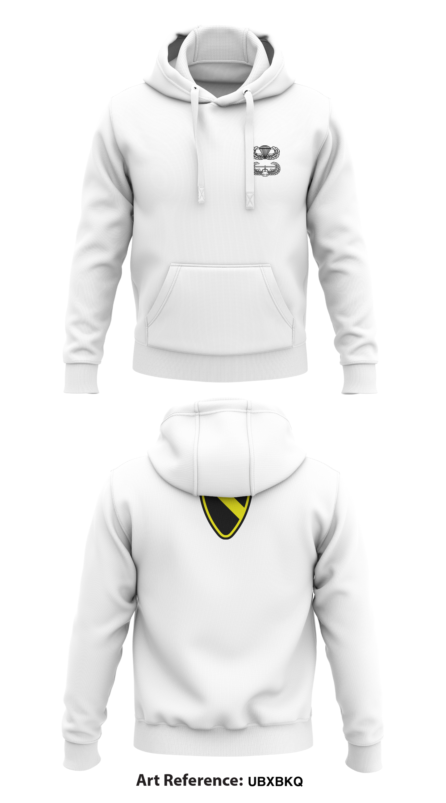 1-5 Cav -Black Knights- Store 1 Core Men's Hooded Performance Sweatshirt - UBxBkQ