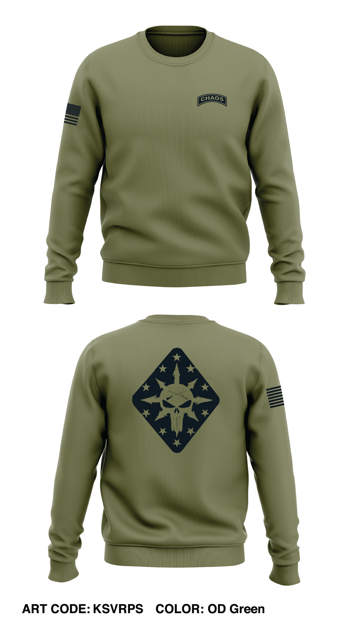 1-635 AR Store 1 Core Men's Crewneck Performance Sweatshirt - KSVRPS