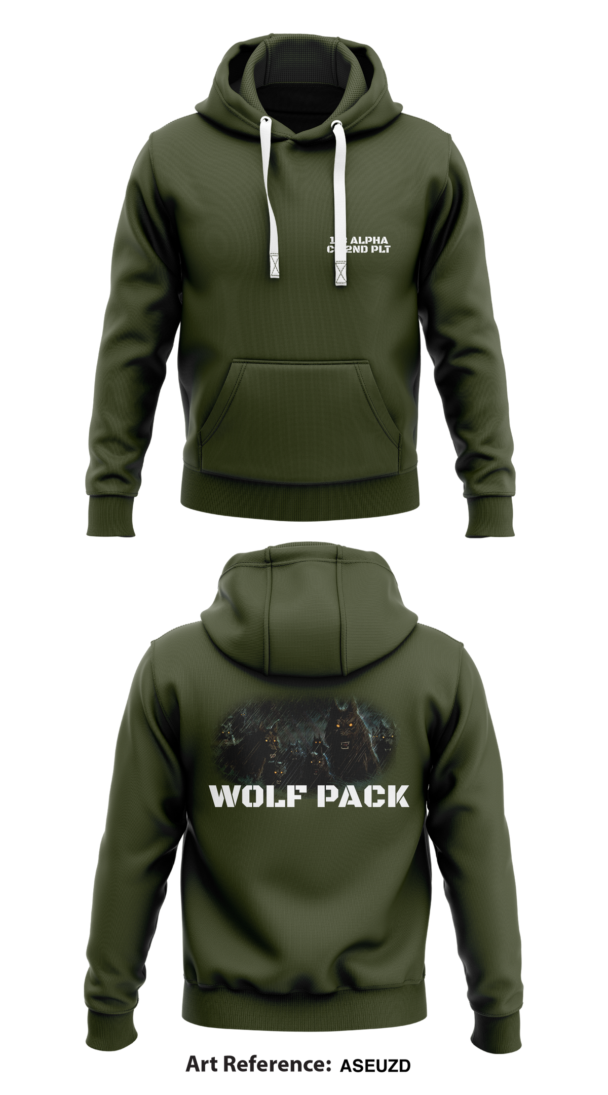 1/8 Alpha co 2nd plt Store 1 Core Men's Hooded Performance Sweatshirt - aSeuzD