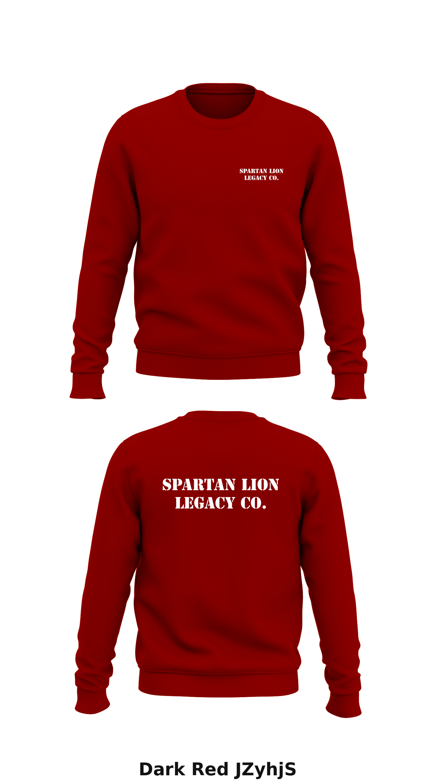 Spartan Lion Legacy Co. Store 1 Core Men's Crewneck Performance Sweatshirt - JZyhjS