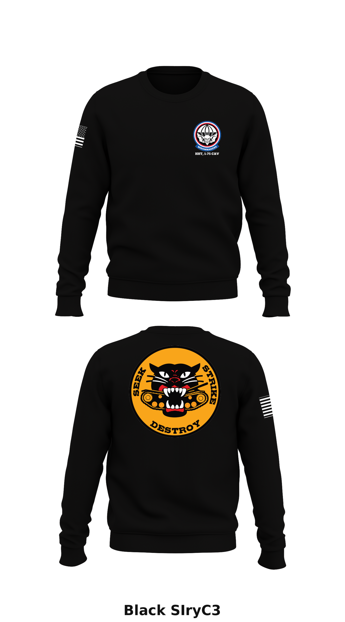 HHT, 1-75 CAV Store 1 Core Men's Crewneck Performance Sweatshirt - SIryC3