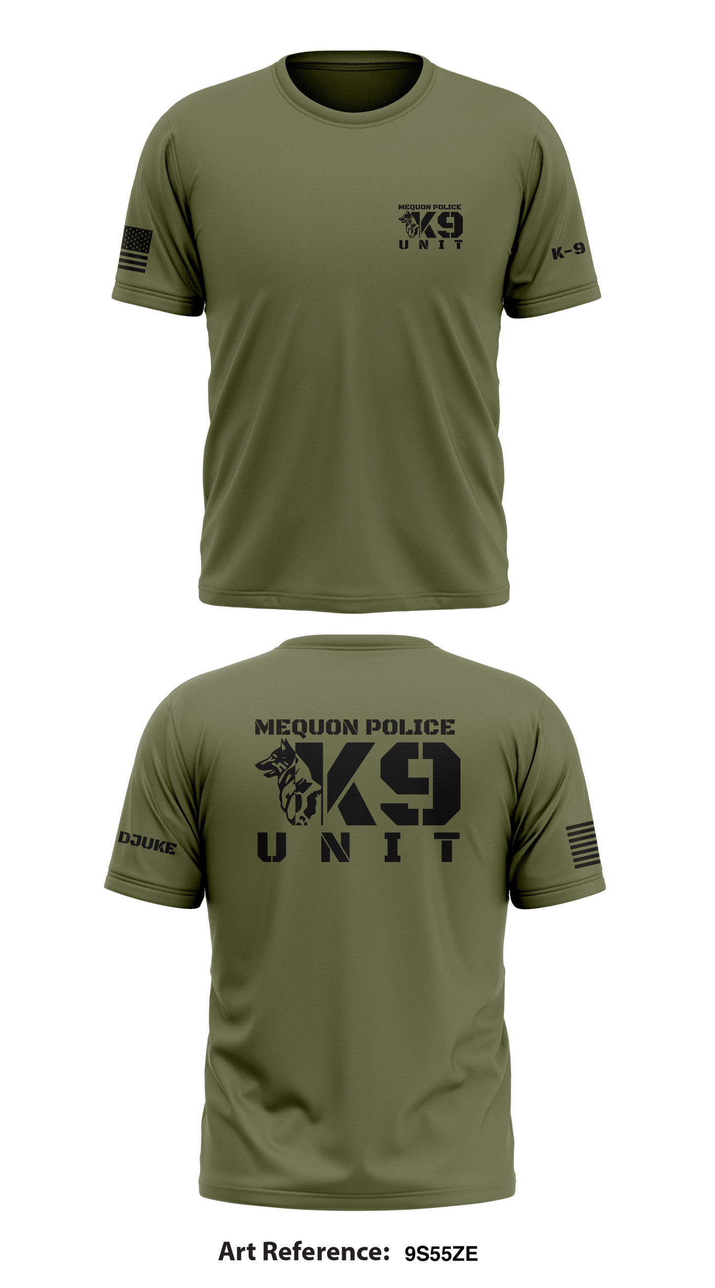 Mequon PD K-9 Store 1 Core Men's SS Performance Tee - 9s55Ze