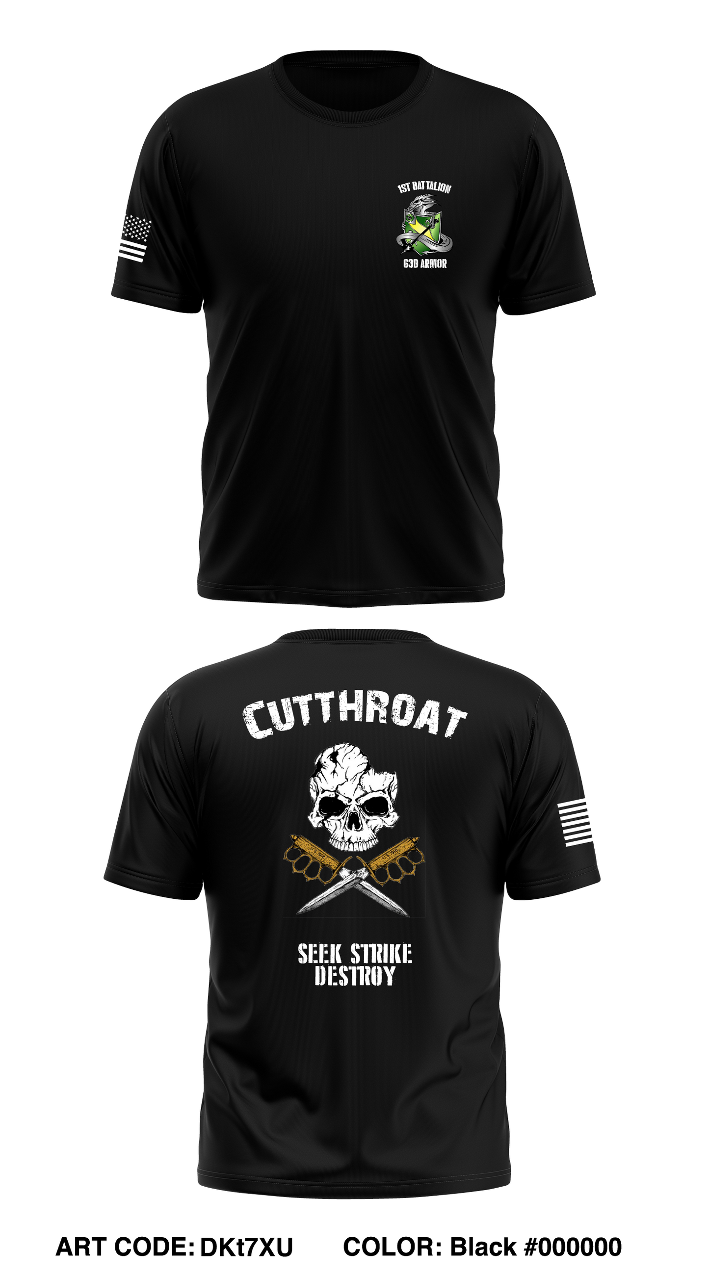 1-63rd HHC Store 1 Core Men's SS Performance Tee - DKt7XU