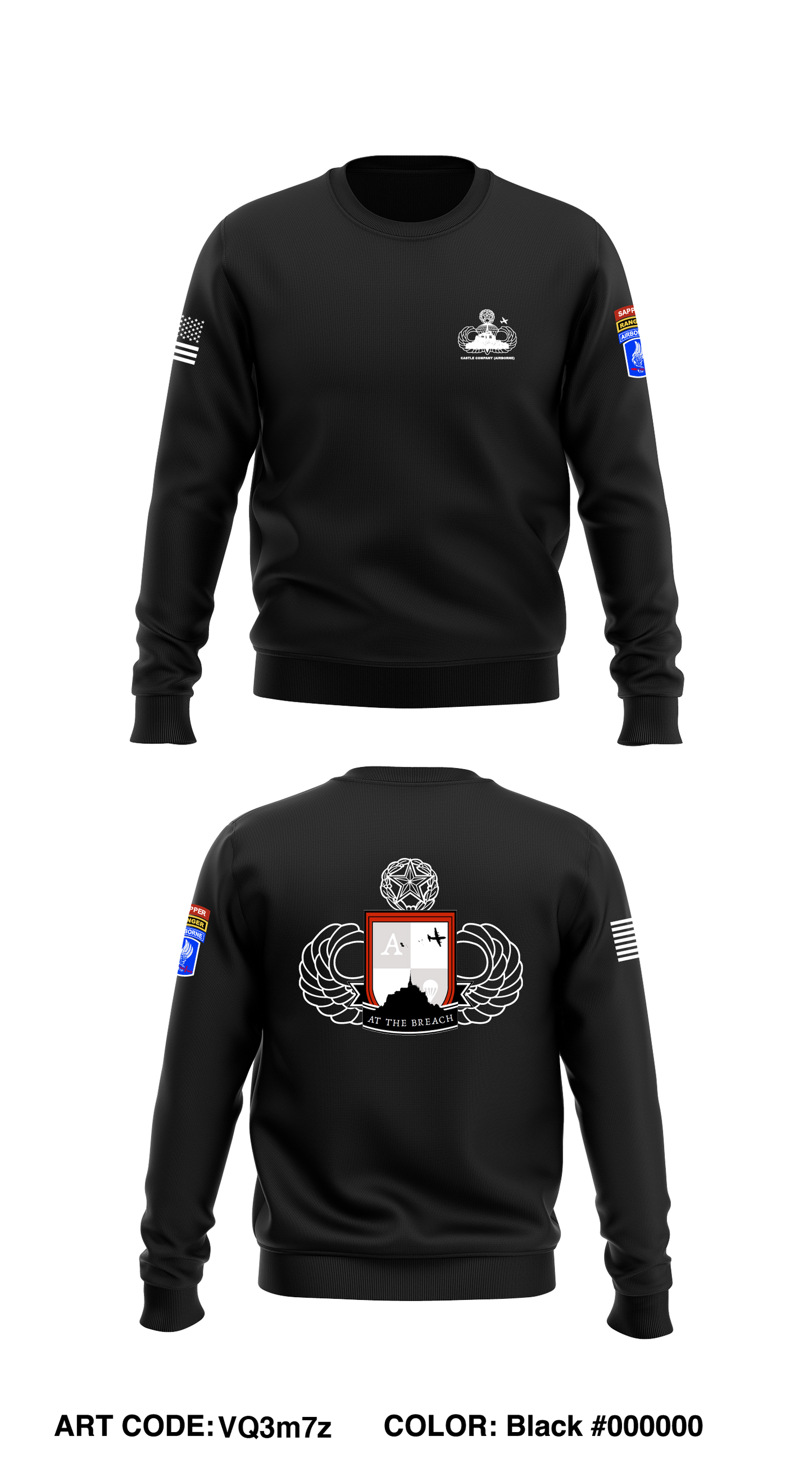 A Co 54th BEB Store 1 Core Men's Crewneck Performance Sweatshirt - VQ3m7z