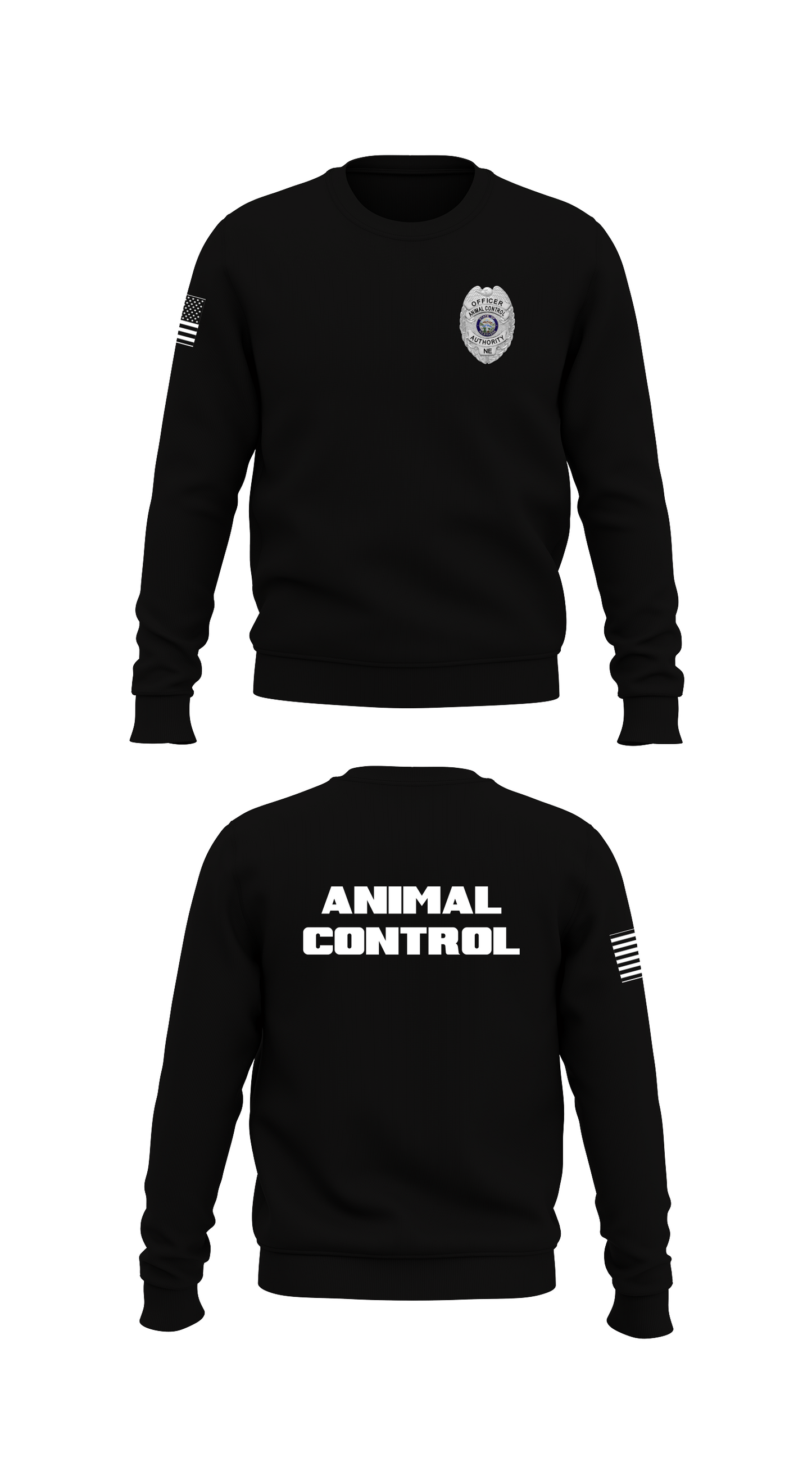 ANIMAL CONTROL Store 1 Core Men's Crewneck Performance Sweatshirt - 97318502414