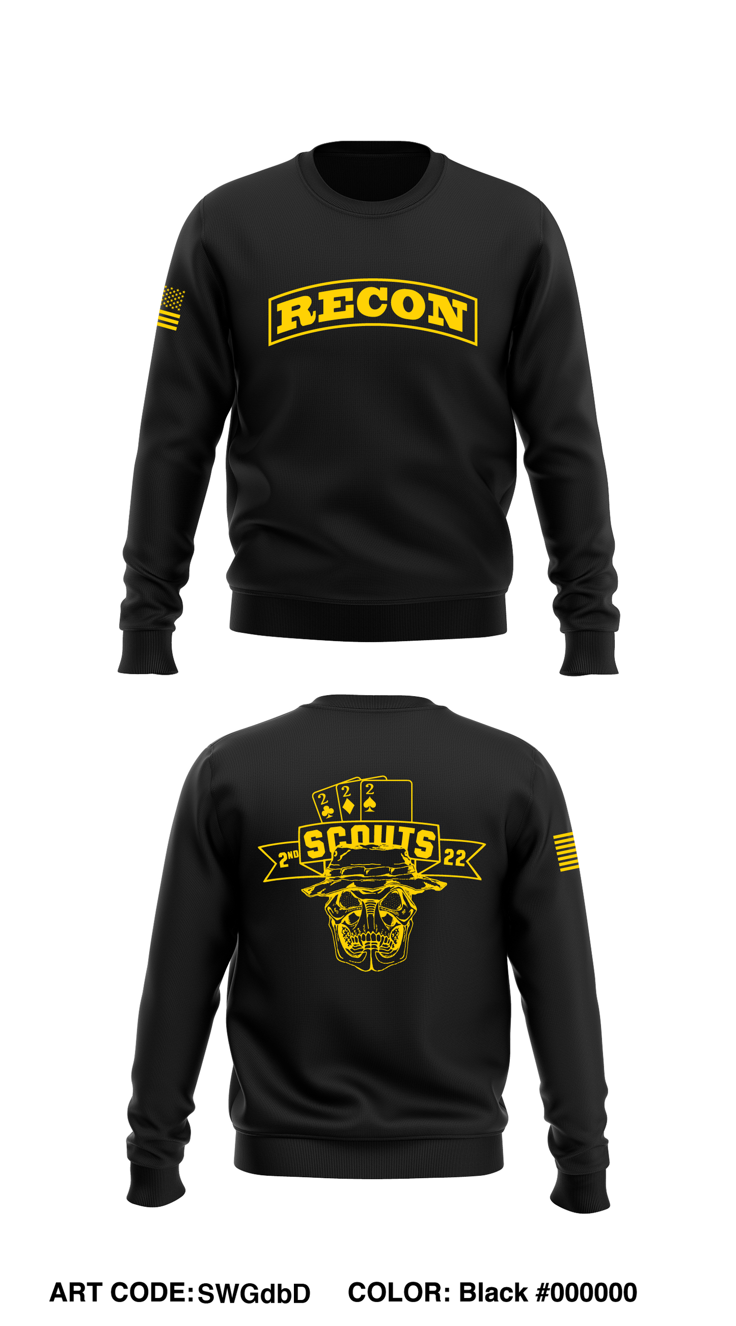Scouts 2-22 IN Store 1 Core Men's Crewneck Performance Sweatshirt - SWGdbD