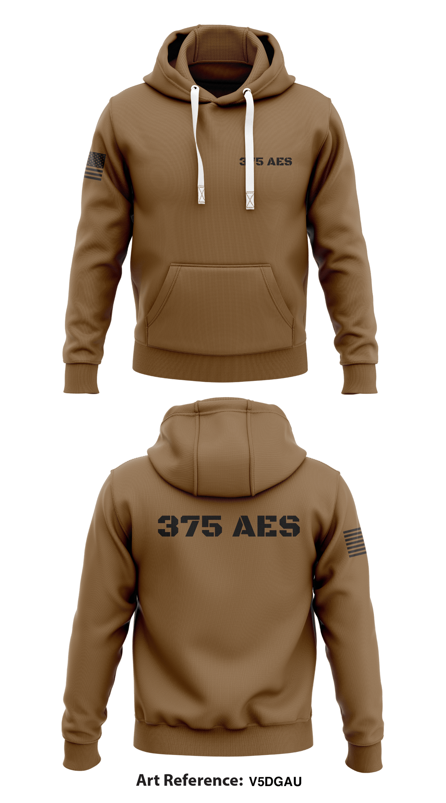 375 AES Store 1 Core Men's Hooded Performance Sweatshirt - v5DgAu