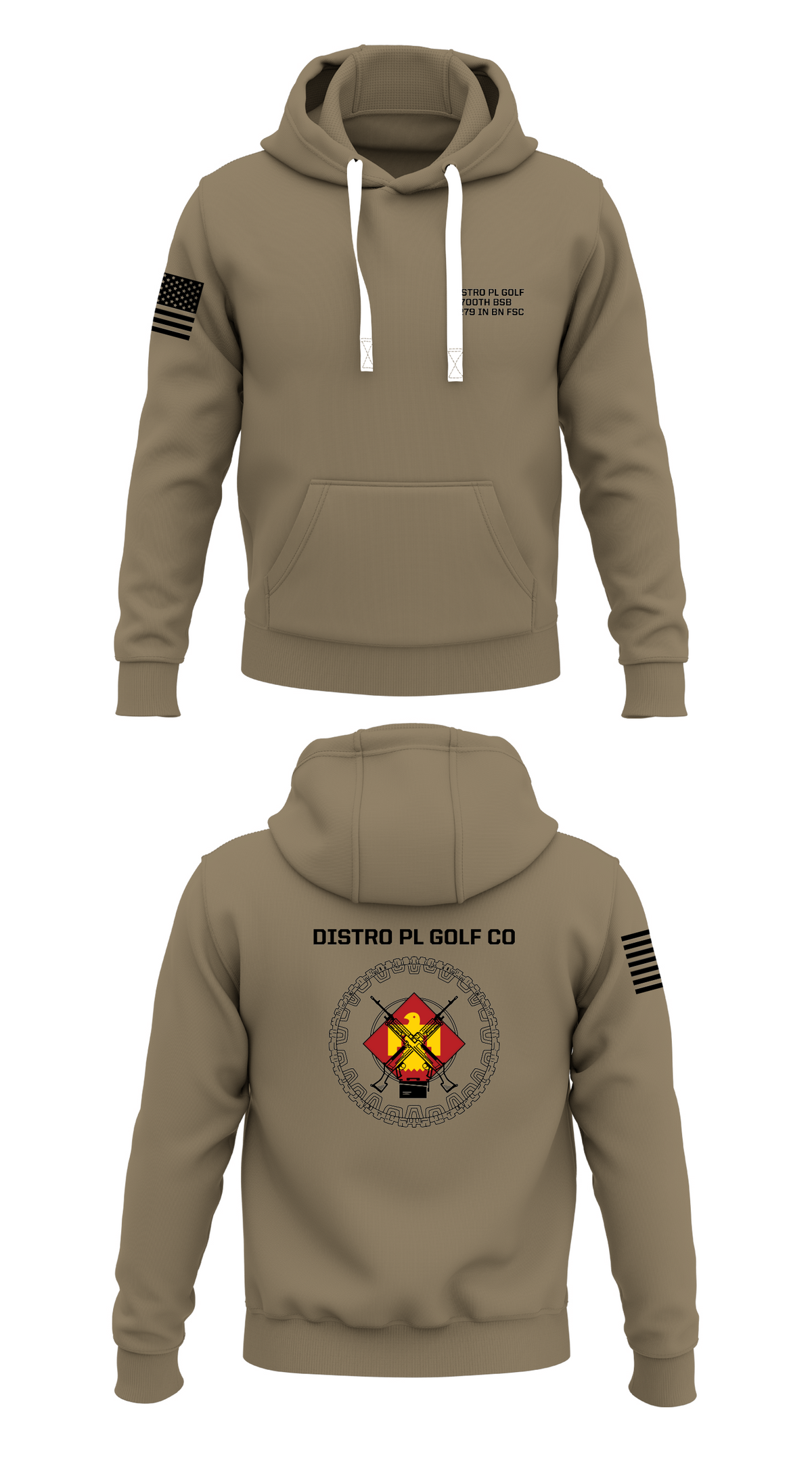 Distro Pl Golf 7th BSB Store 1 Core Men's Hooded Performance Sweatshirt - 38305652728