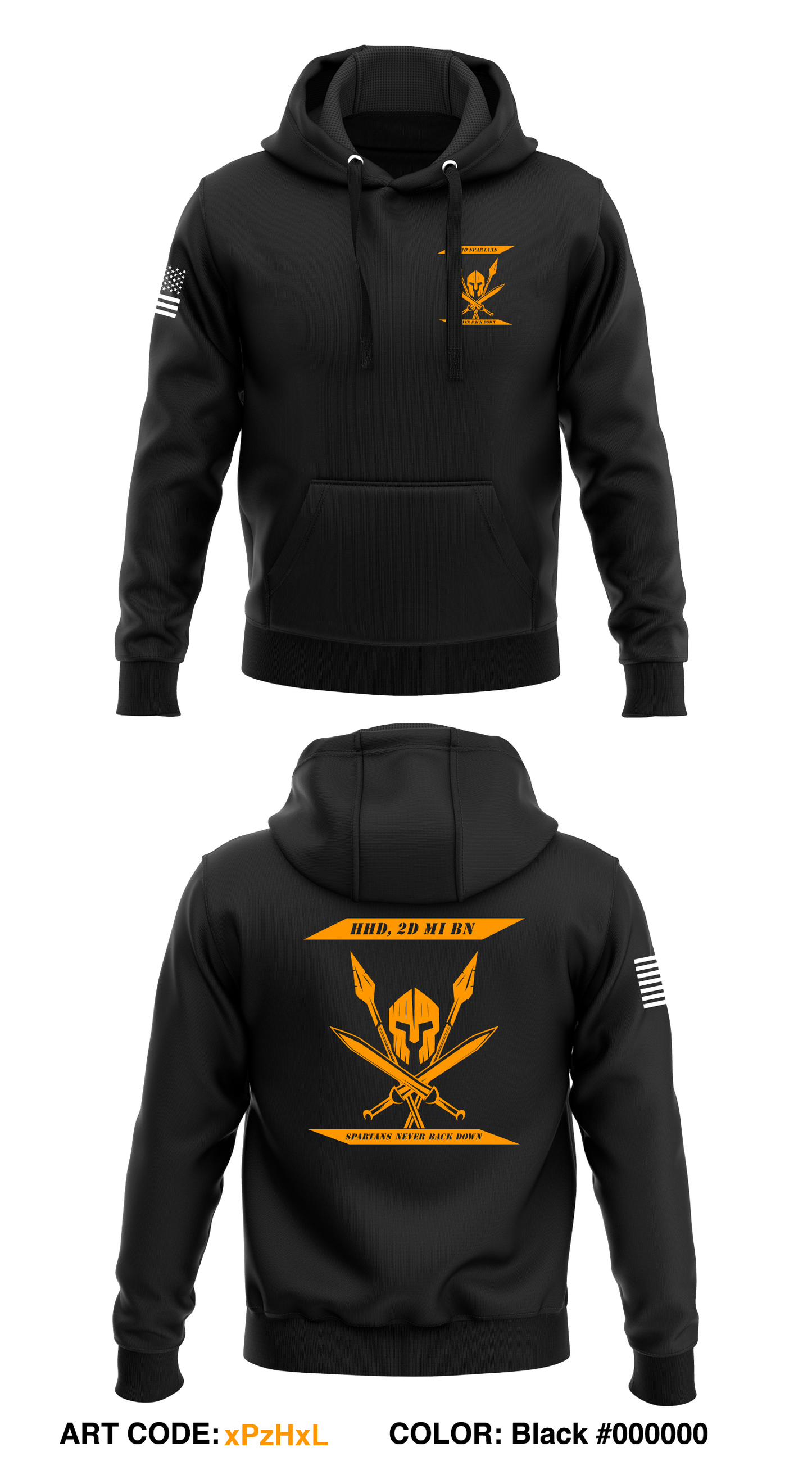 HHD, 2D MI BN, 66TH MI BDE Store 1 Core Men's Hooded Performance Sweatshirt - xPzHxL