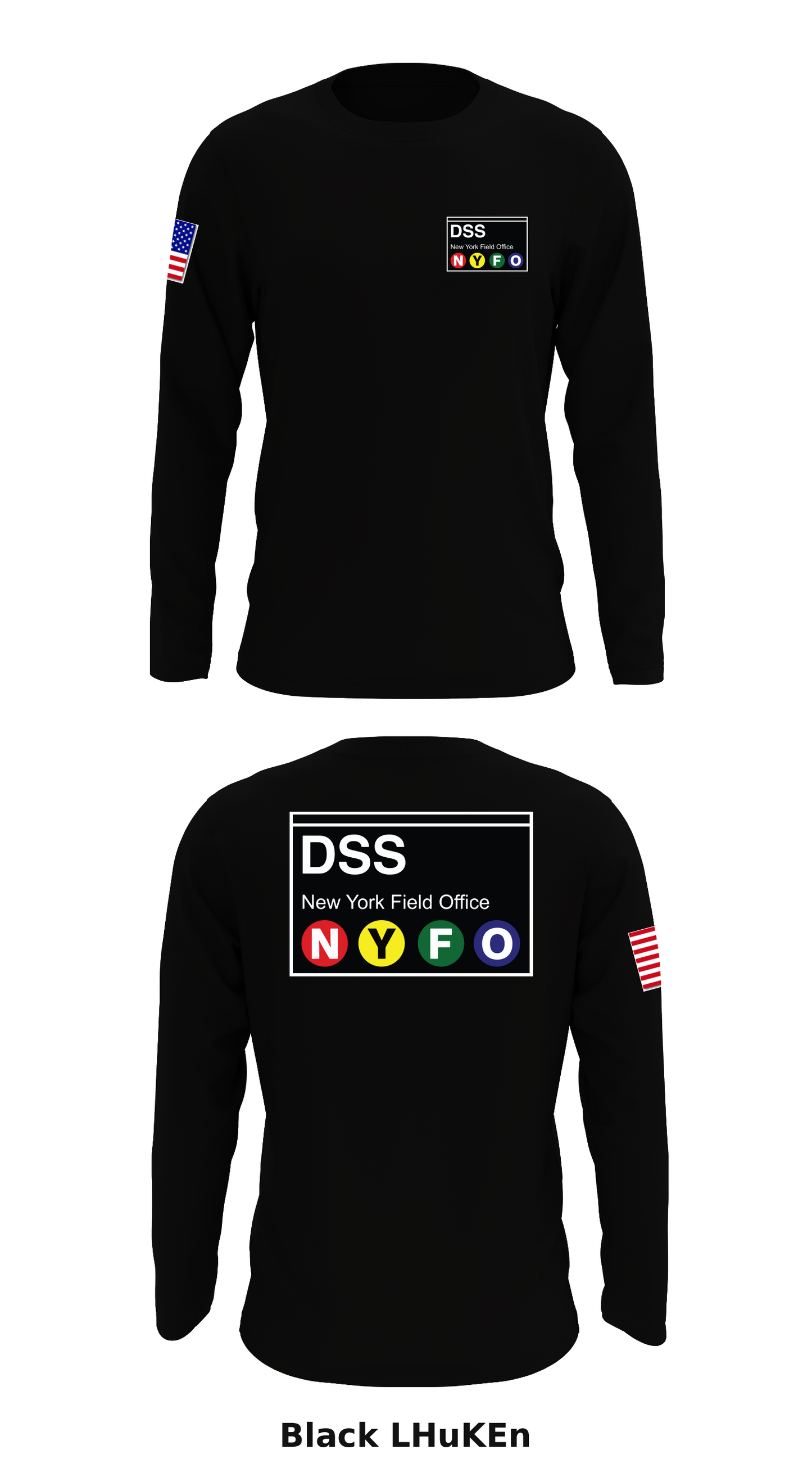 DSS NYFO Store 1 Core Men's LS Performance Tee - LHuKEn