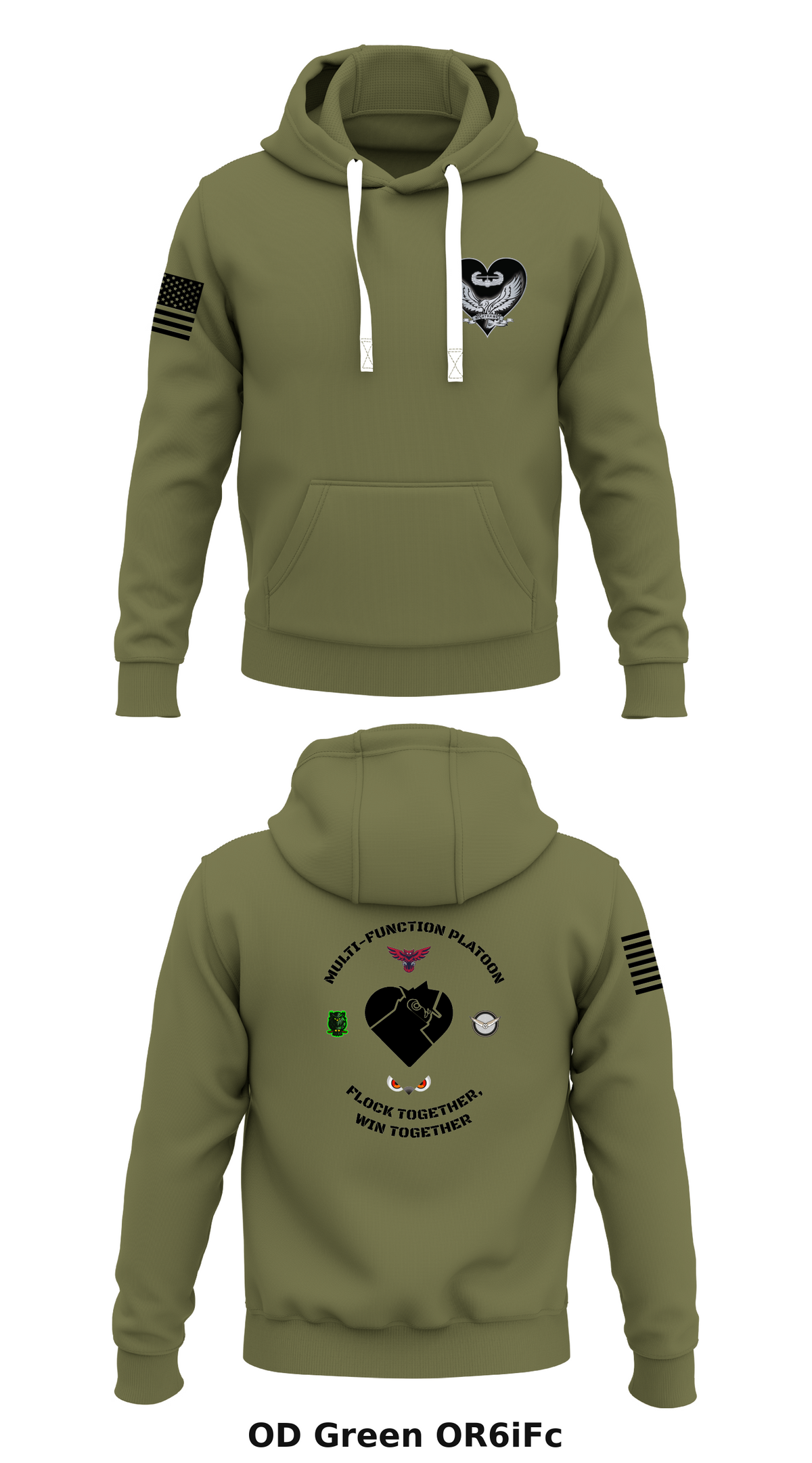 MFP, D. Co., 39BEB, 2BCT, 11 ABN Store 1 Core Men's Hooded Performance Sweatshirt - OR6iFc